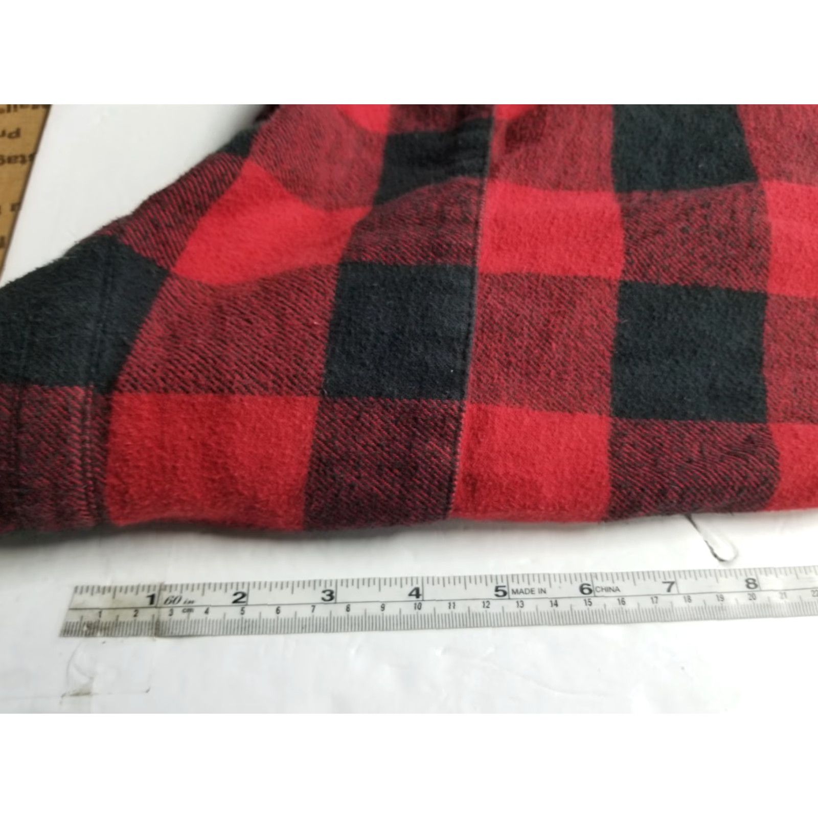 Madewell Madewell Shirt Womens Large Oversized Red Black Plaid Button Up Ladies Size L / US 10 / IT 46 - 5 Thumbnail