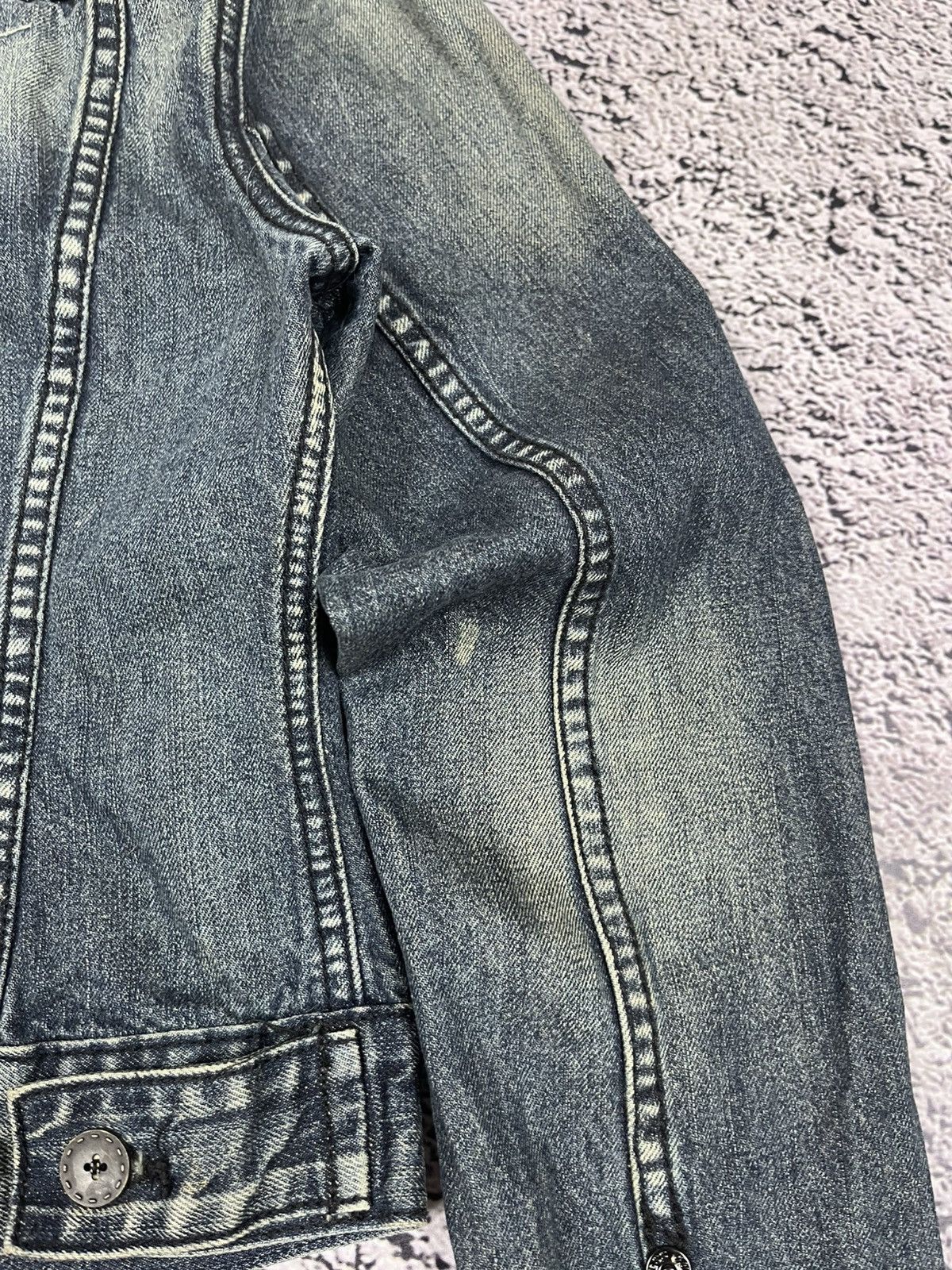 Guess Vintage Guess Dragon Embroidered Japanese denim jacket S Size S / US 4 / IT 40 - 4 Thumbnail