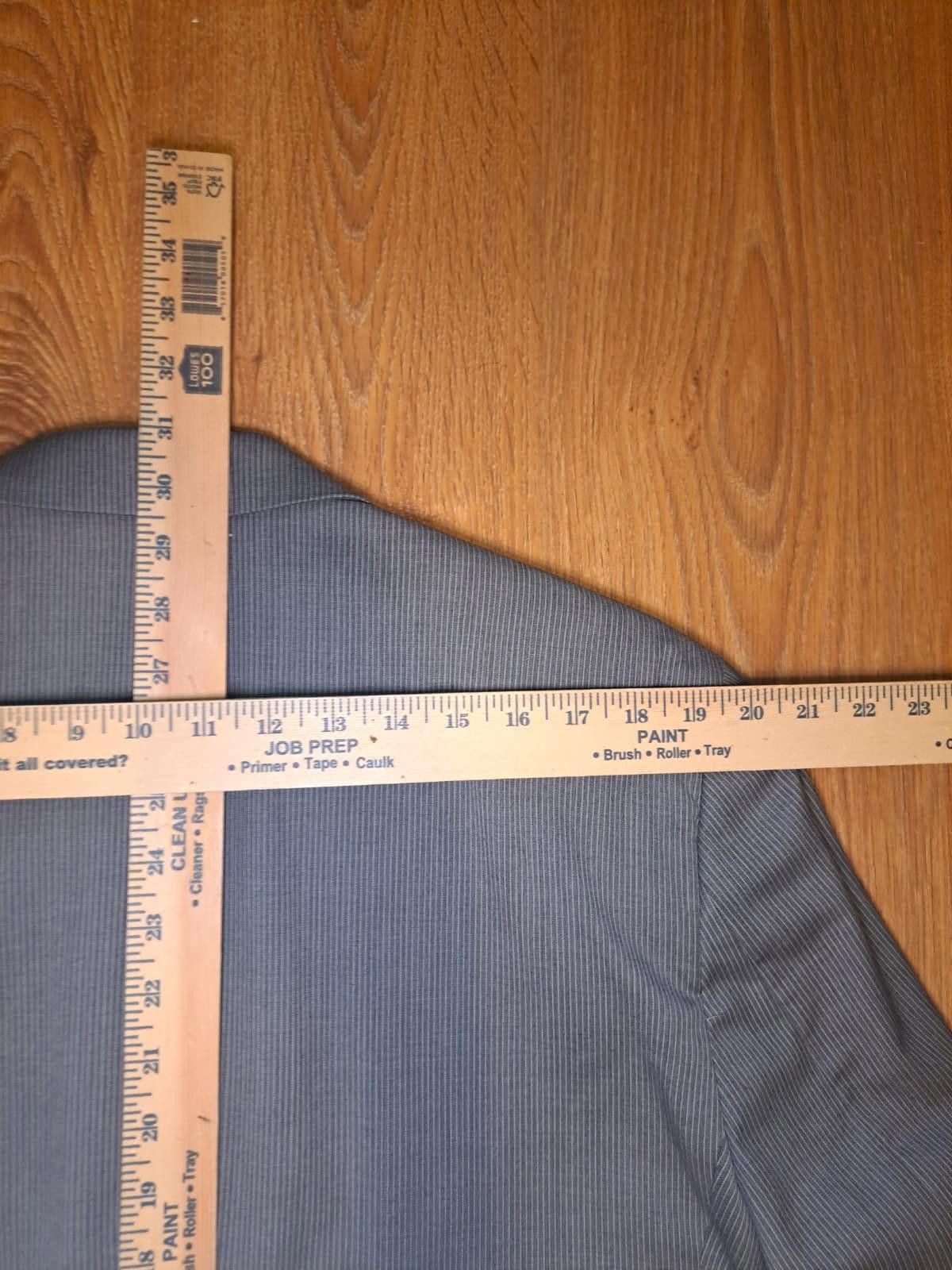 Polo Ralph Lauren Ralph Lauren 3 Piece Suit Mens 46S 38x26 Gray Striped Wool Size 46S - 12 Thumbnail