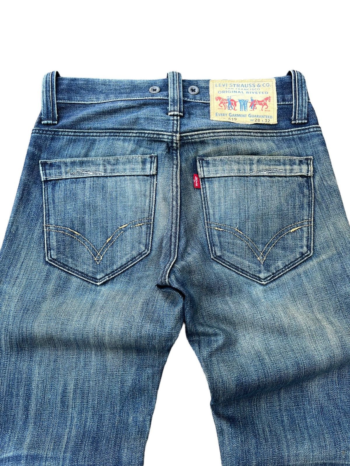 Levi's Vintage Levi’s Blue Mud Faded Washed Multiple Button Jeans Size US 28 / EU 44 - 4 Thumbnail
