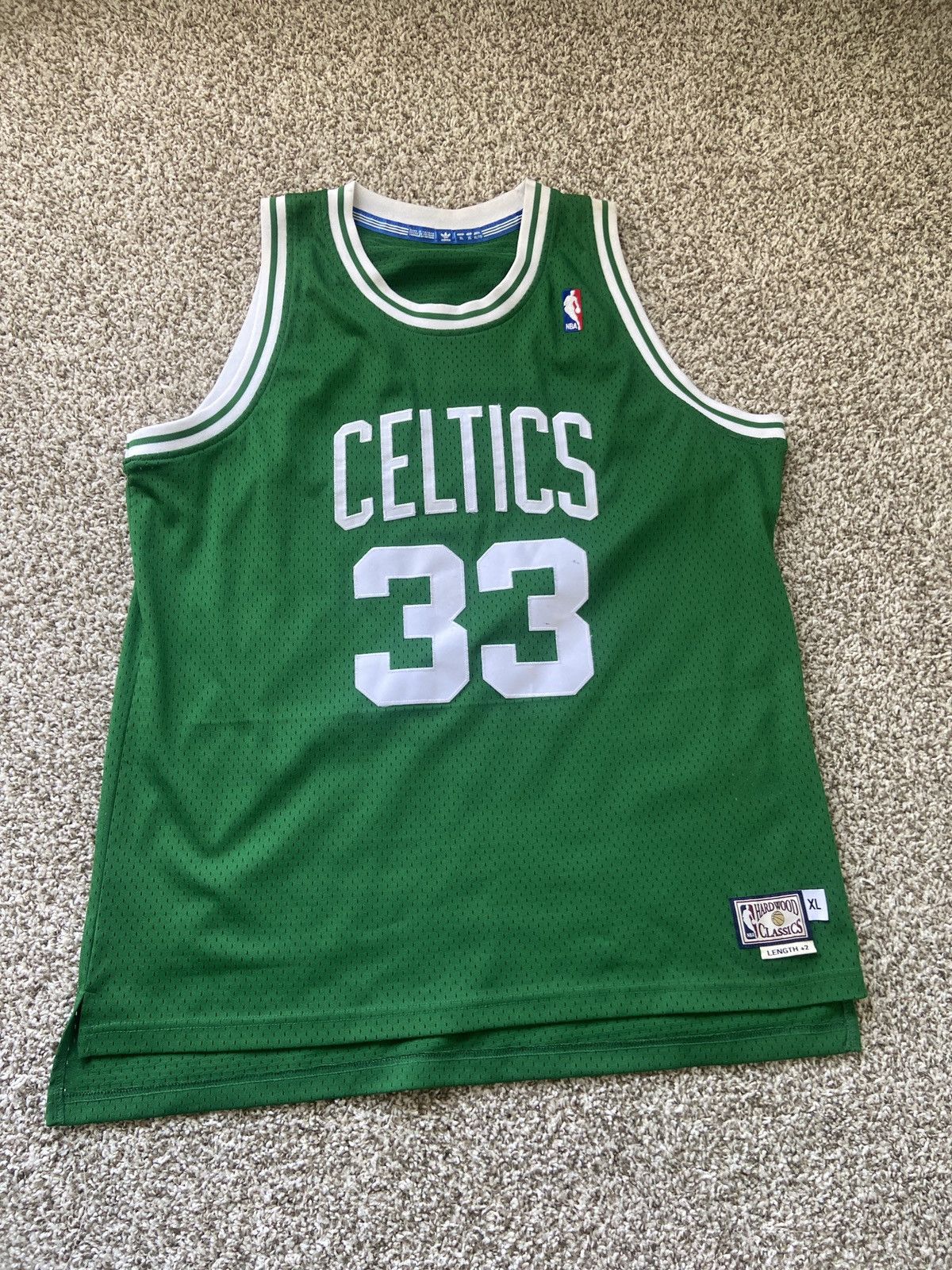 Adidas Larry Bird Boston Celtics Adidas Swingman Jersey Size US XL / EU 56 / 4 - 1 Thumbnail