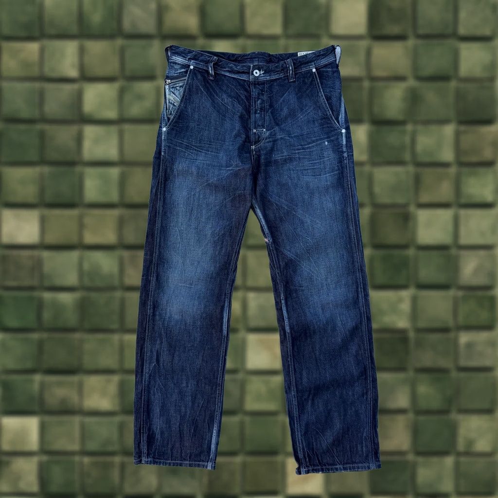 Diesel VINTAGE Diesel Pheyo Jeans Men’s W34 L34 Blue Denim Straight Jeans Size US 34 / EU 50 - 1 Thumbnail
