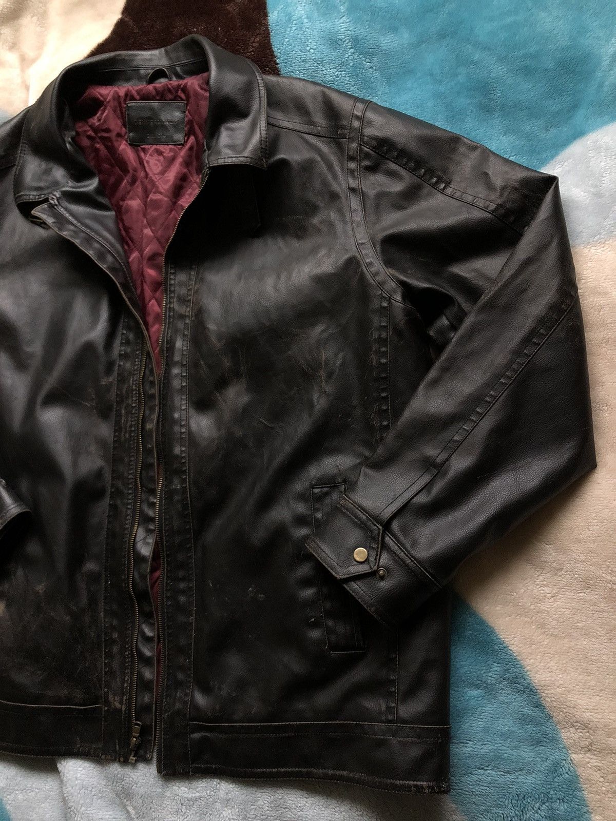 Denver Hayes × Vintage Vintage Denver Hayes Water Proof Biker Riding Jacket Size US XXL / EU 58 / 5 - 4 Thumbnail