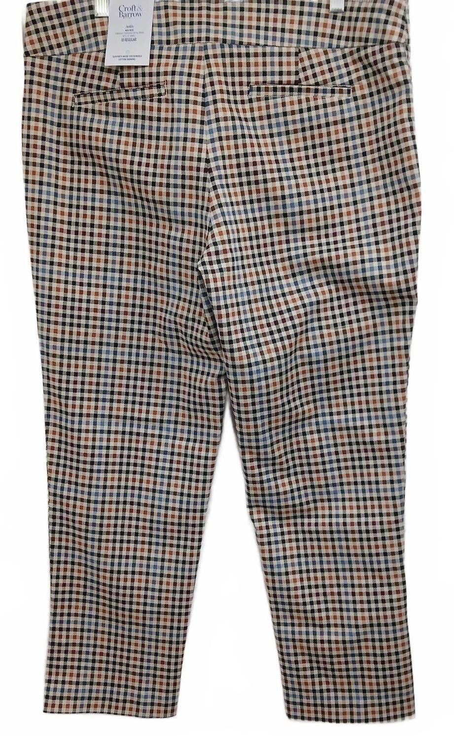 Croft & Barrow NWT Croft & Barrow Checkered Ankle Pants Women's 18 Size 40" / US 18 - 6 Thumbnail