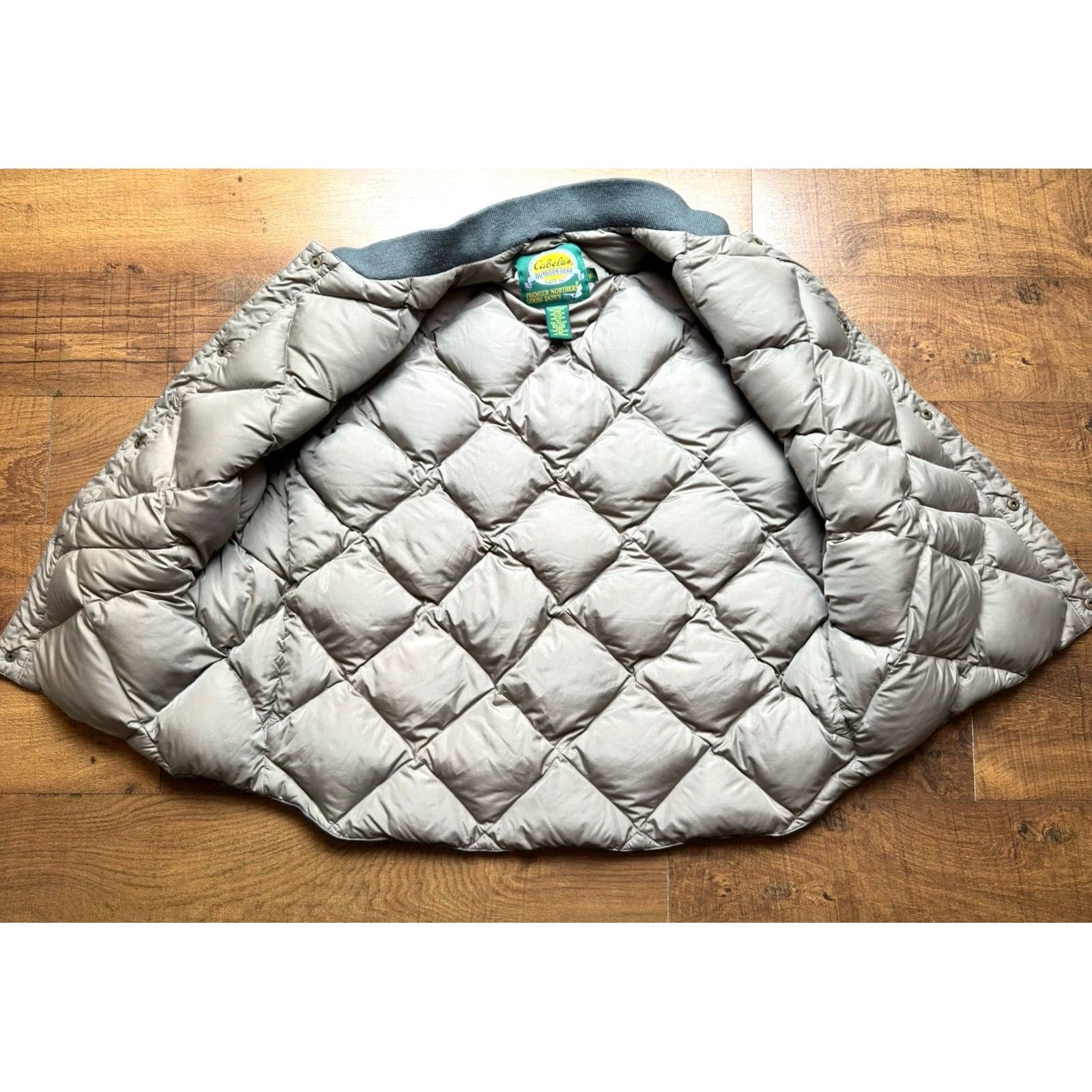 Eddie Bauer VINTAGE Eddie Bauer Vest Down Quilted Full Zip Puffer Mens XL Tall Gray Navy? Size US XL / EU 56 / 4 - 5 Thumbnail