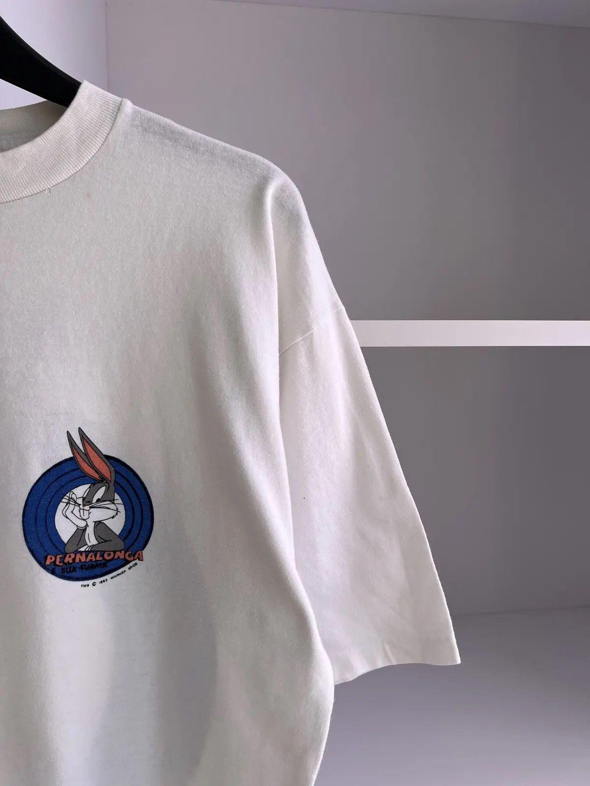 Band Tees × Vintage × Warner Bros Vintage Warner Bros Big logo 1993 Tee Size US M / EU 48-50 / 2 - 5 Thumbnail
