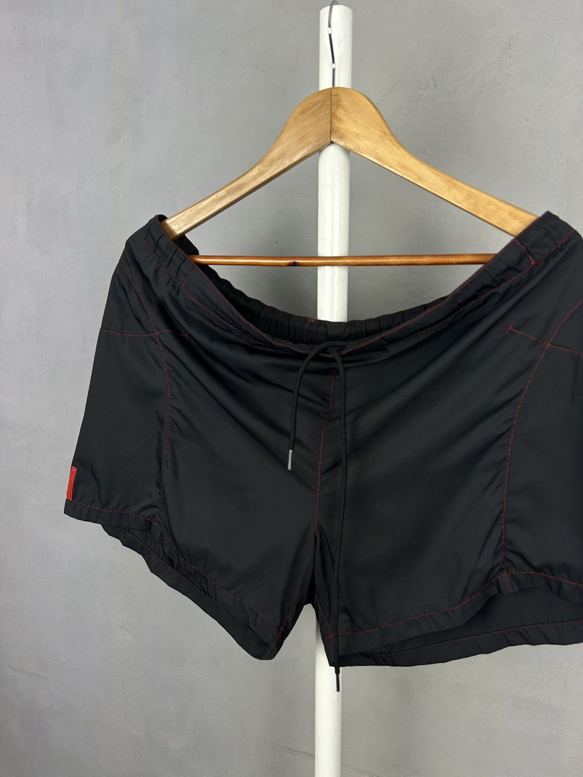 Prada Prada Sport Red Tab Nylon Shorts Made in Italy Size 52 Size US 36 / EU 52 - 3 Thumbnail
