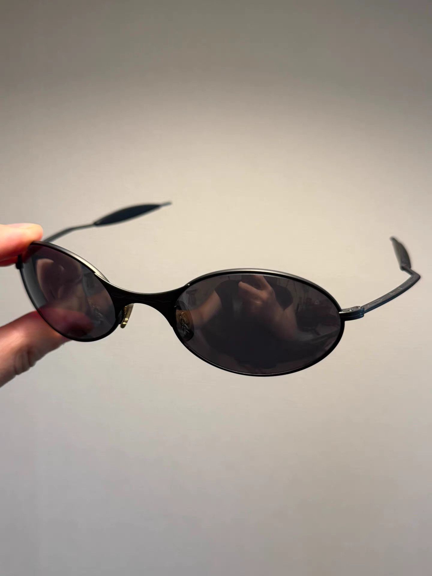 OAKLEY E-WIRE 廃盤品 Oakley E - wire 2.0 Bronze Sunglasses Frames Only Scratched Lenses