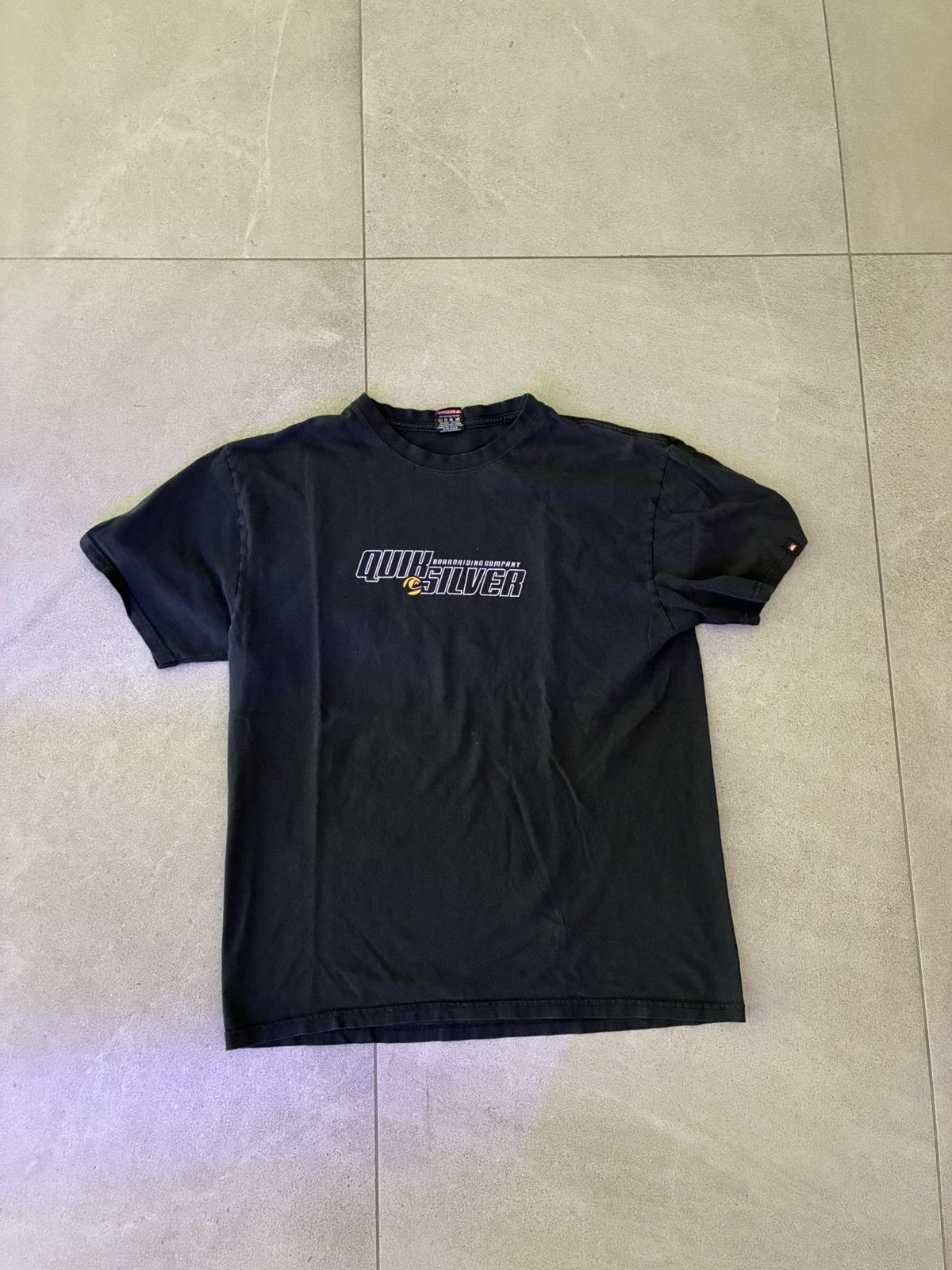 Quiksilver Y2K Quiksilver Logo Tee Black Size L Surf Skate Size US L / EU 52-54 / 3 - 2 Thumbnail