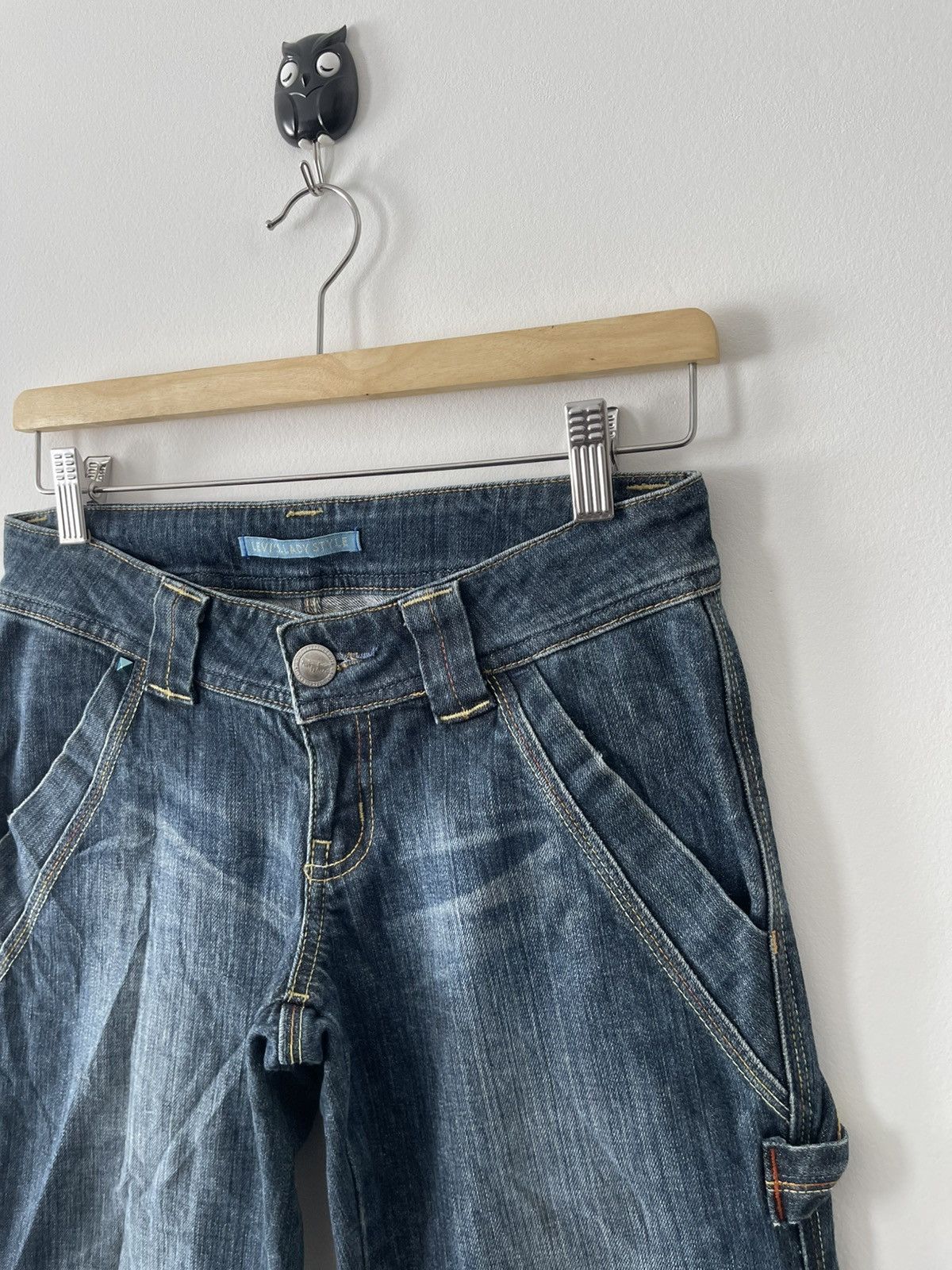 Levi's Rare Vintage LEVIS Lady Style Bootcut Flare Buckleback Style Size 29" - 12 Thumbnail