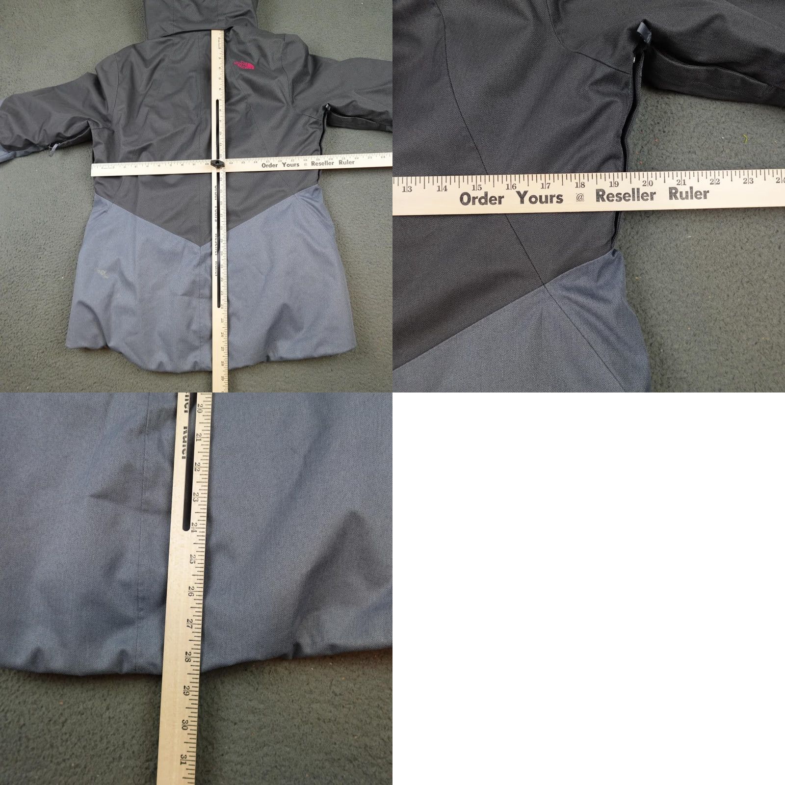 The North Face VINTAGE? No. The North Face Jacket Womens L Gray Pink Hooded Insulated Ski Snow NF0A3LKU Size L / US 10 / IT 46 - 9 Thumbnail