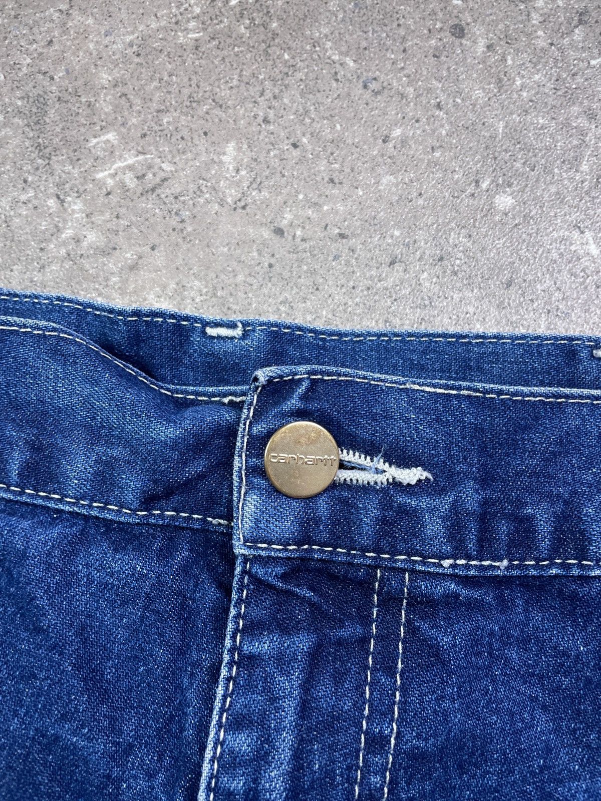 Carhartt × Vintage Vintage Carhartt Simple Denim Work Pants Size US 32 / EU 48 - 4 Thumbnail