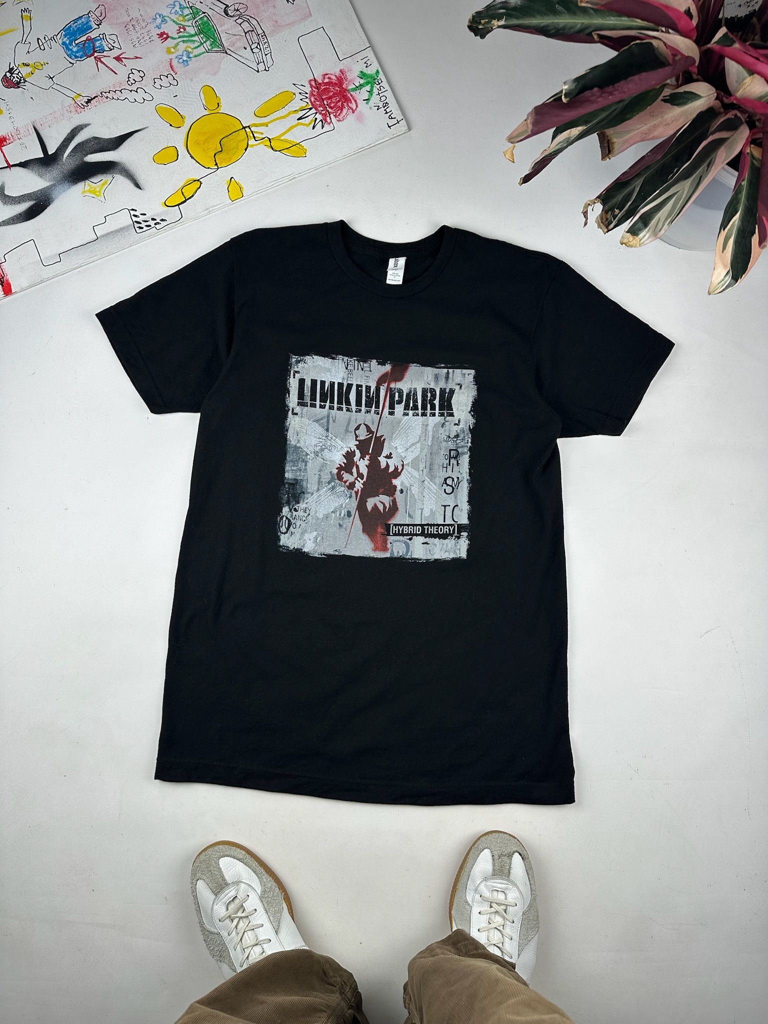 Band Tees Linkin Park Hybrid Theory Album Rock Band Tee M Size US M / EU 48-50 / 2 - 1 Thumbnail
