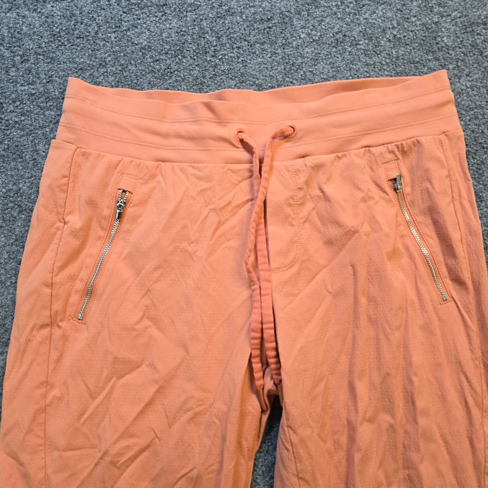 Athleta Athleta Pants Womens Size 10P Petite Orange Trekkie North Joggers Cropped Pull On Pants Size 24" / US 00 / IT 34 - 2 Thumbnail