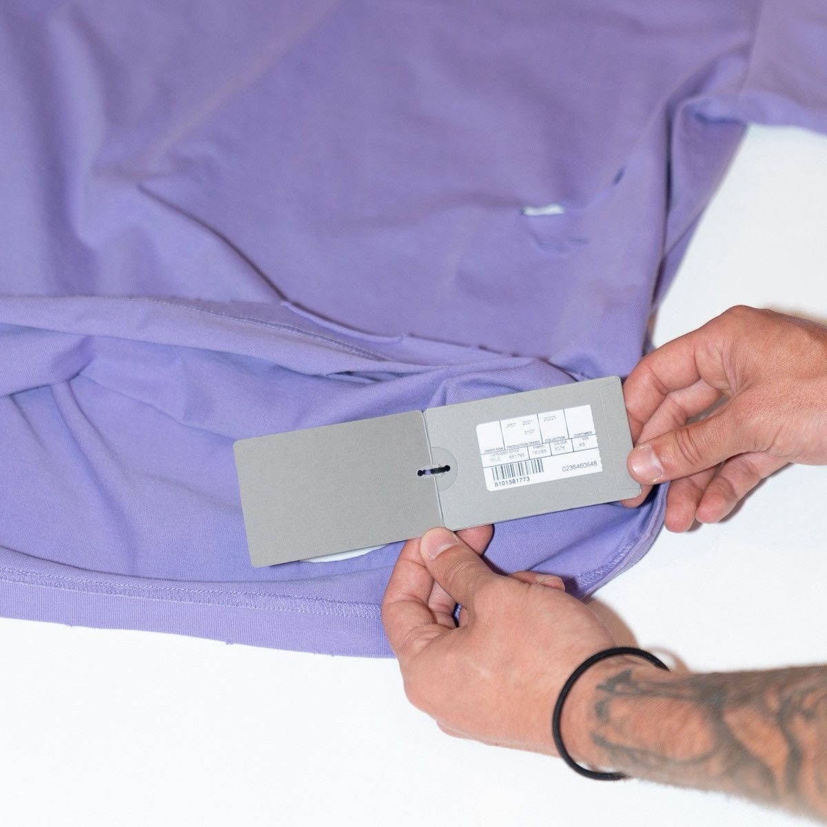 Balenciaga Balenciaga Destroyed Logo T-Shirt – Lavender Size US XS / EU 42 / 0 - 3 Thumbnail