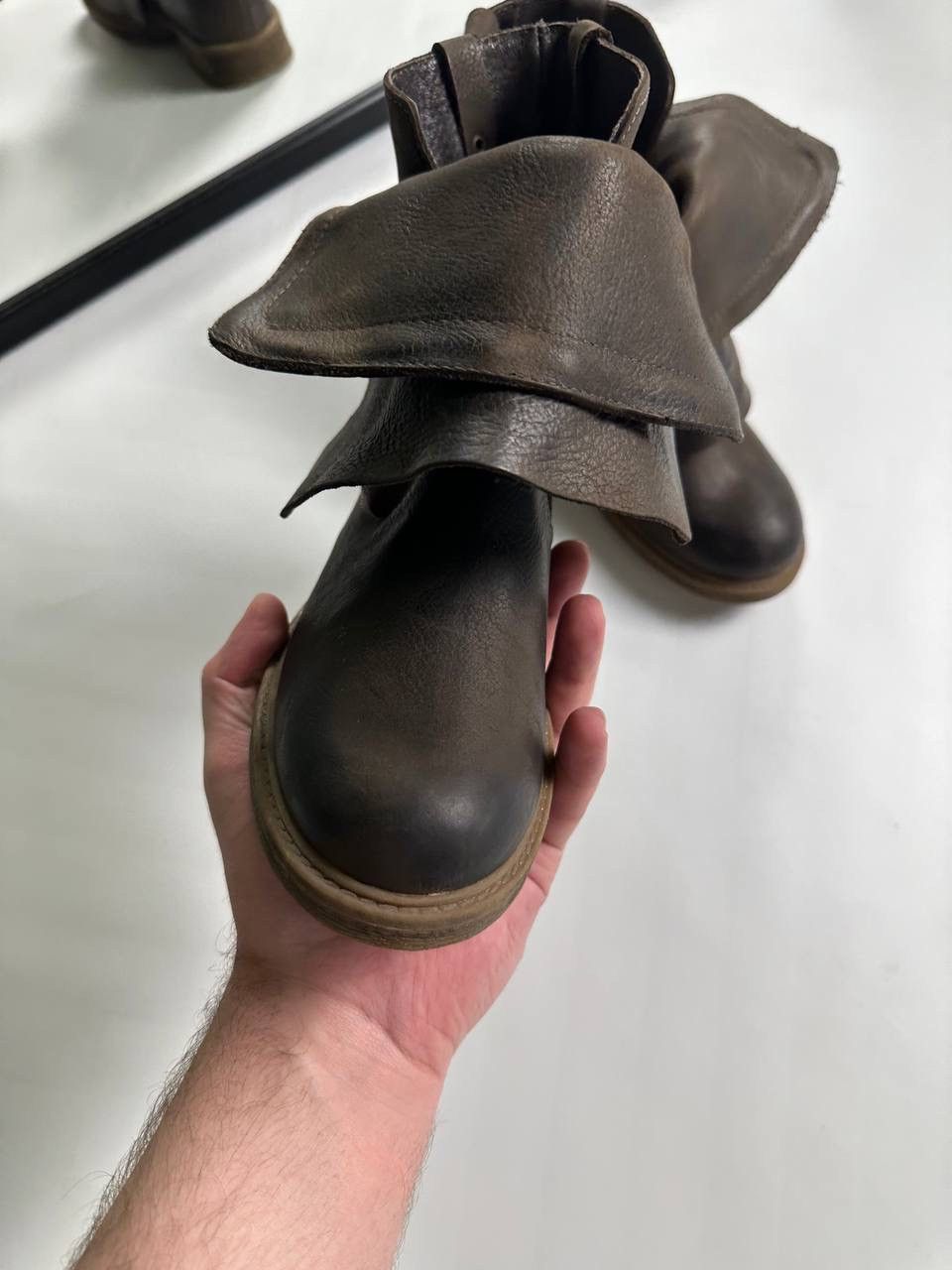 A.S.98 AS98 type Avant Garde Guidi Style Leather Boots Size US 7 / IT 37 - 6 Thumbnail