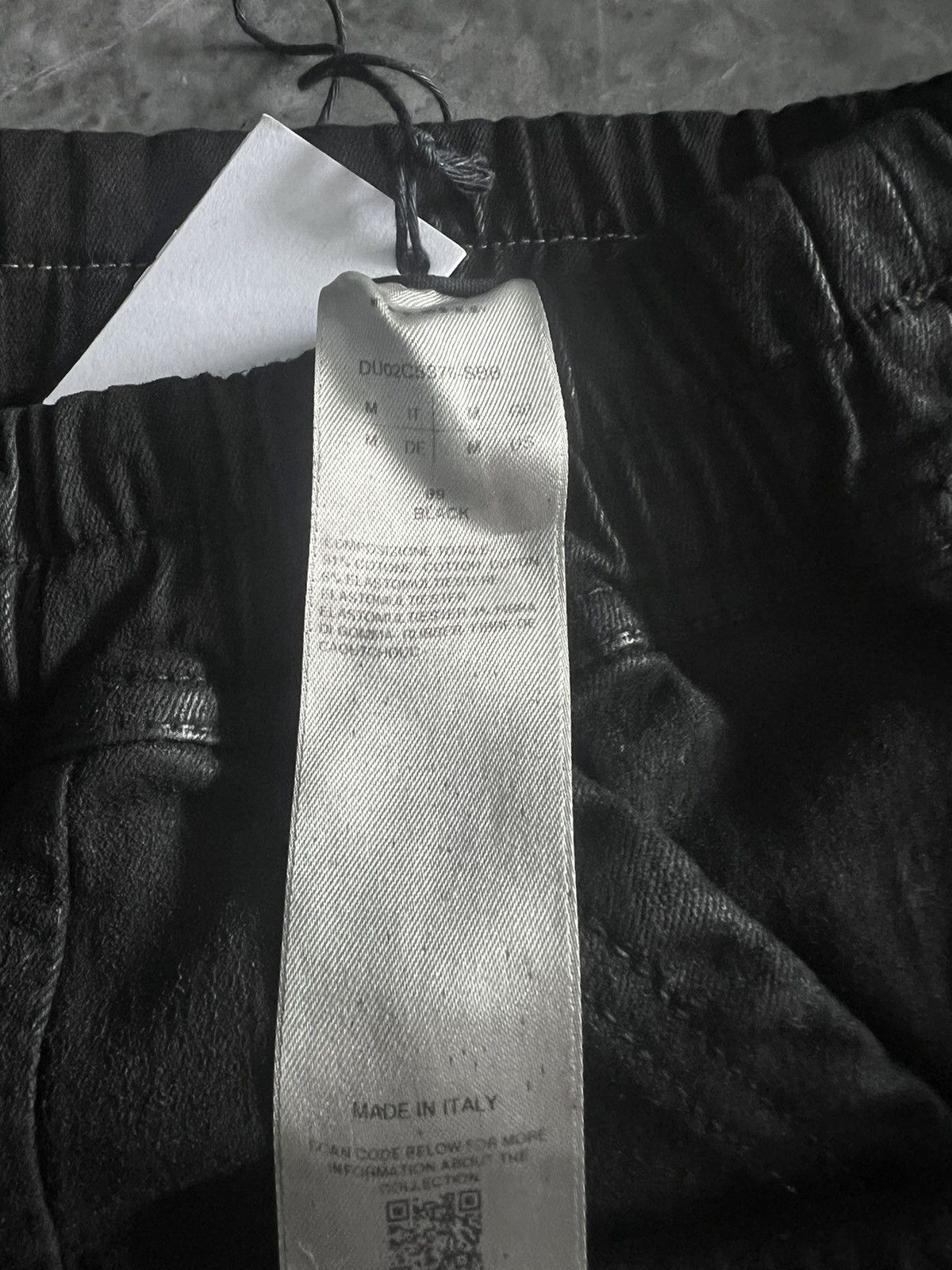 Rick Owens Drkshdw Rick owens waxed denim creatch cargo drawstring pants Size US 34 / EU 50 - 6 Thumbnail