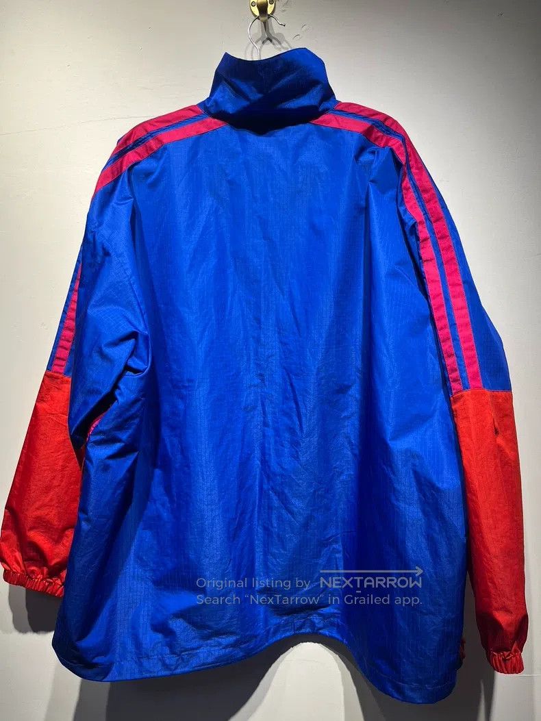Balenciaga Balenciaga Color matching blue-red chest letter zipper jac Size XXS / US 00 / IT 34 - 2 Thumbnail