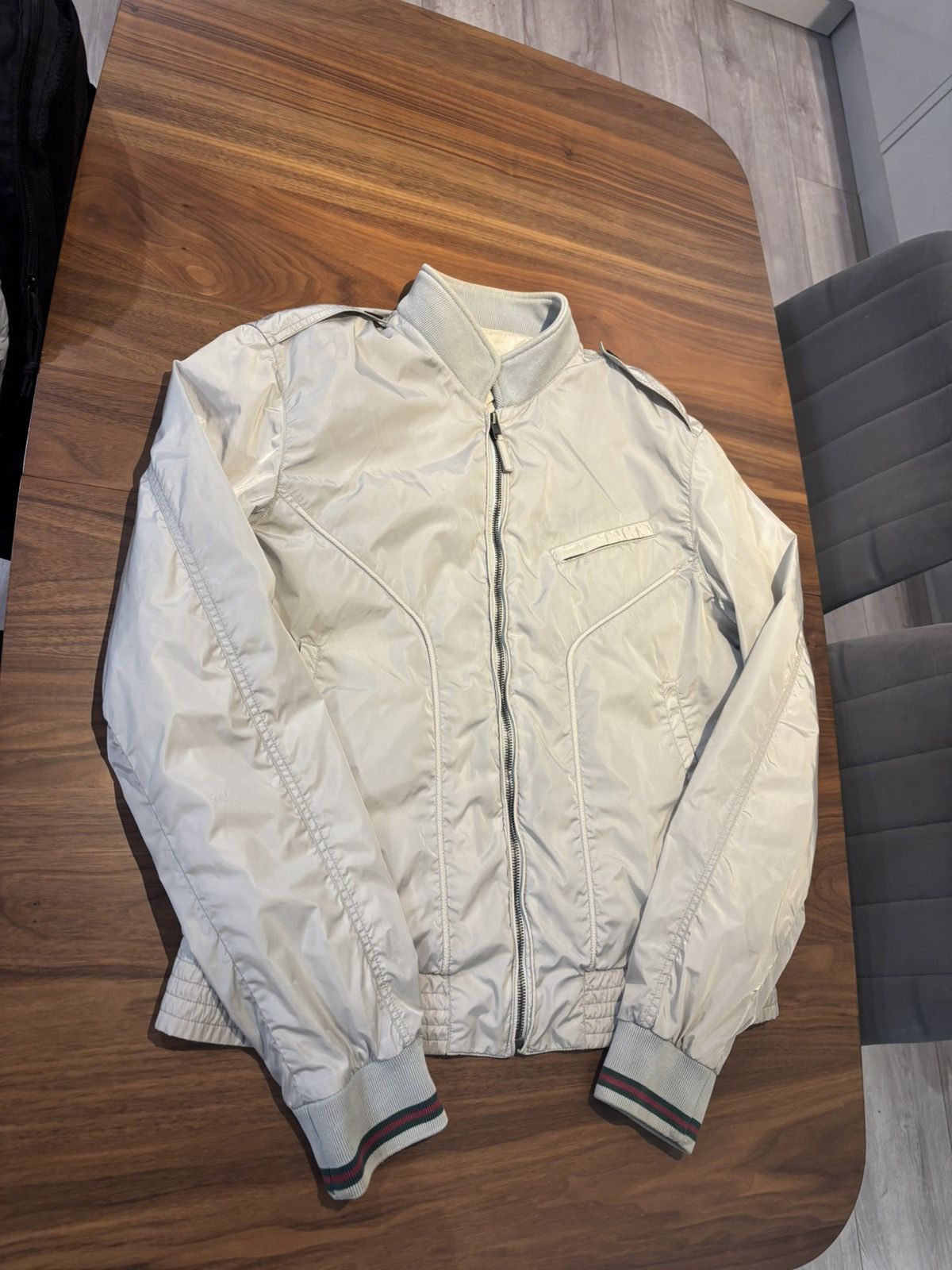 Gucci Gucci Mainline Nylon Bomber Jacket Size US M / EU 48-50 / 2 - 2 Thumbnail