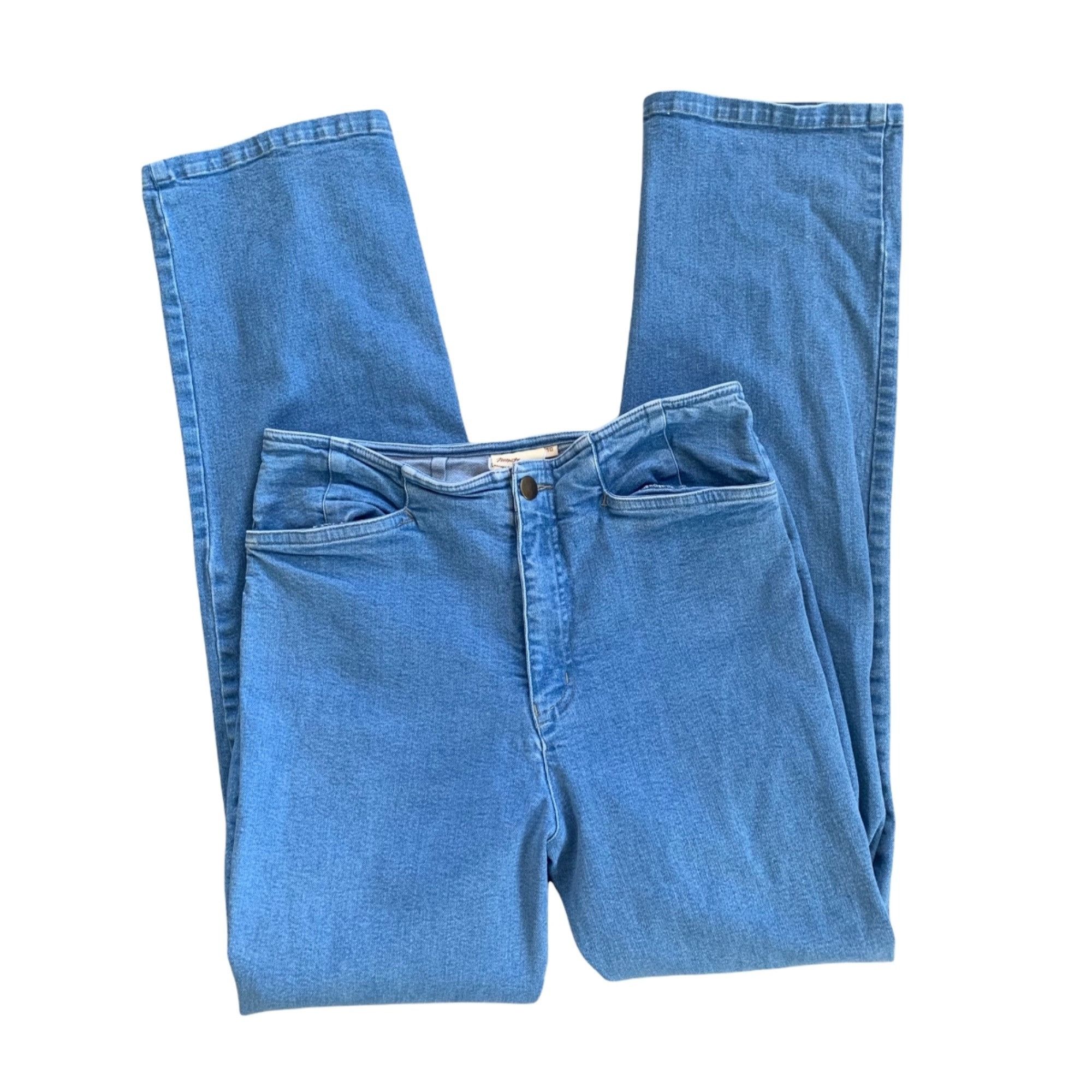 Other Norm Thompson Extreme Low Waist Light Wash Denim Jeans 10 Size 32" / US 10 / IT 46 - 1 Thumbnail