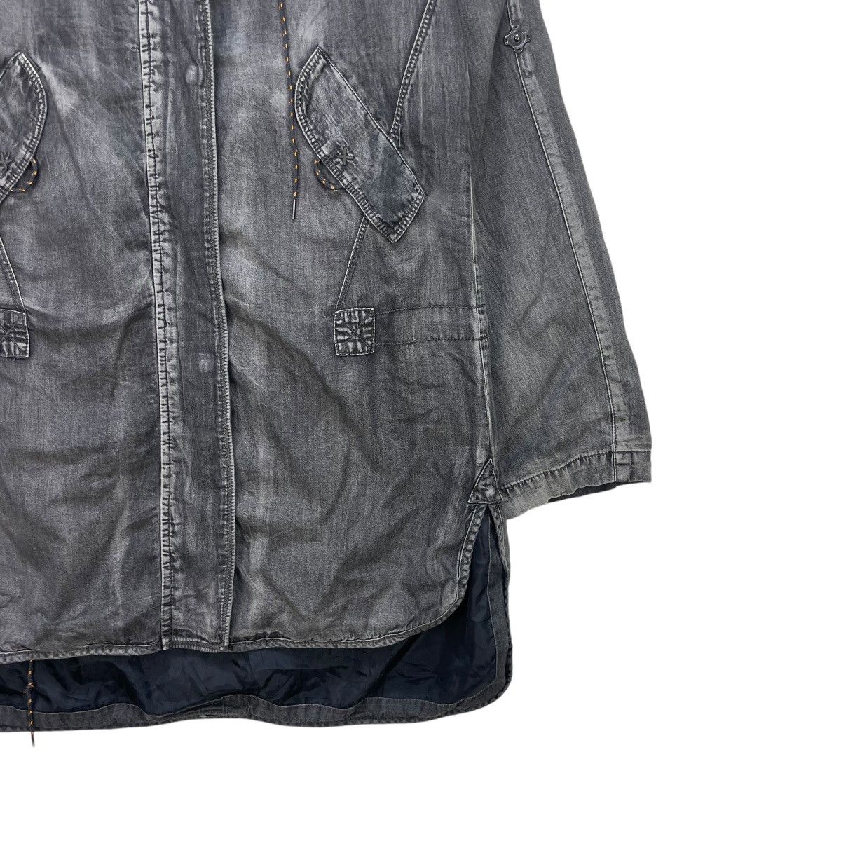 Le Grande Bleu (L.G.B.) Japanese Brand Fifty Five Dselle Military Parka Field Jacket Size US S / EU 44-46 / 1 - 5 Thumbnail