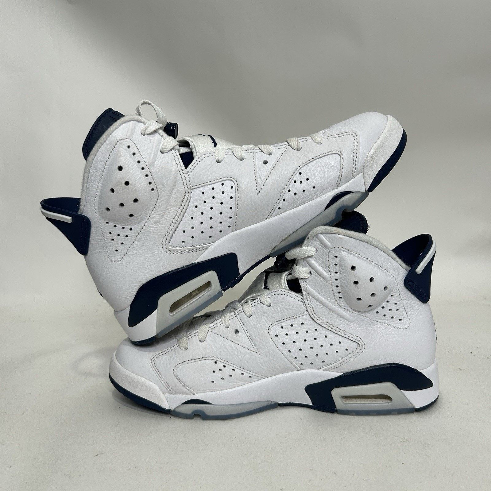 Nike Nike Air Jordan 6 Retro OG “Midnight Navy White” CT8529-141 Size US 8 / EU 41 - 3 Thumbnail