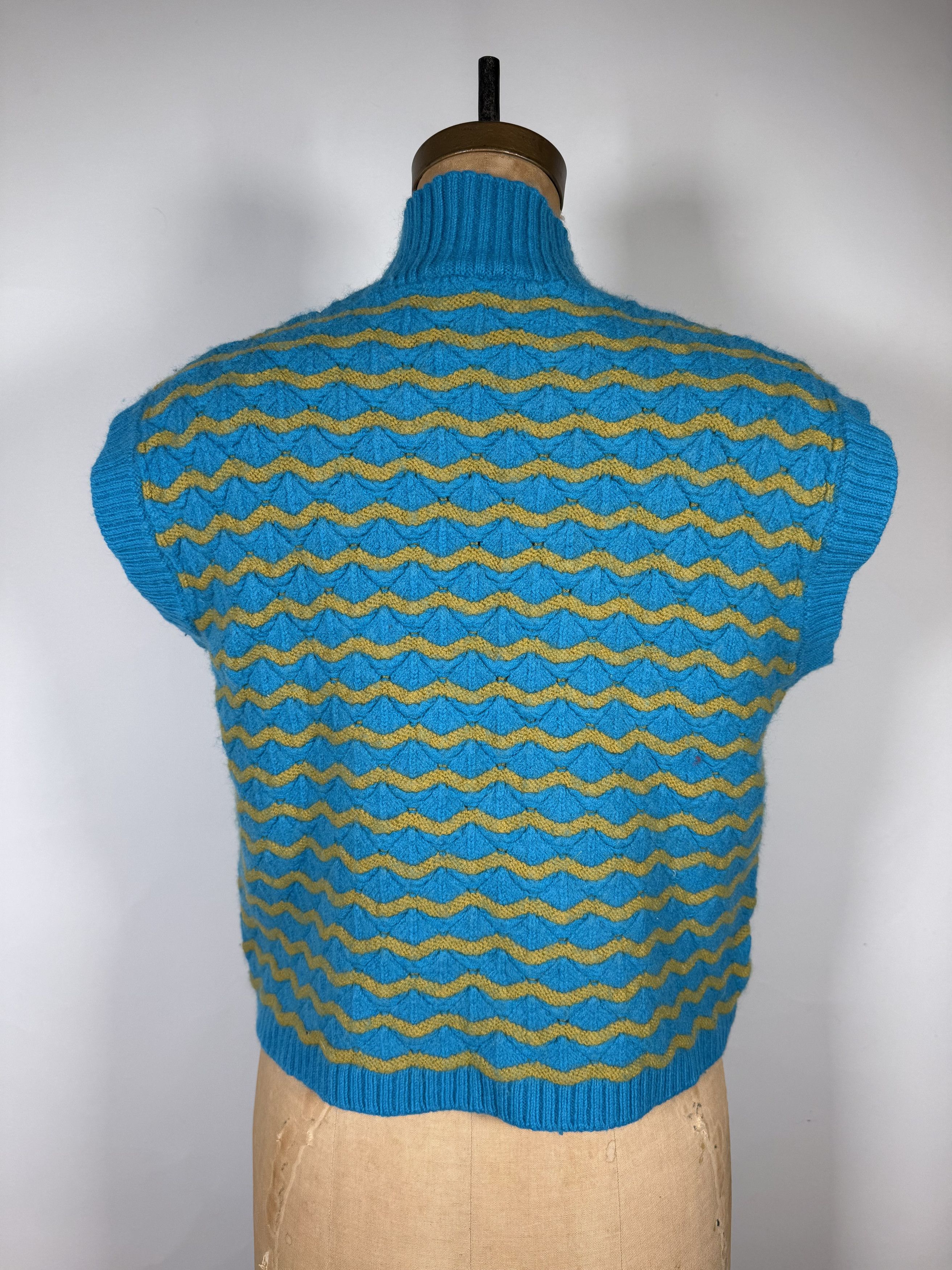 United Colors Of Benetton United Color Of Benetton Sleeveless Sweater Size L / US 10 / IT 46 - 2 Thumbnail
