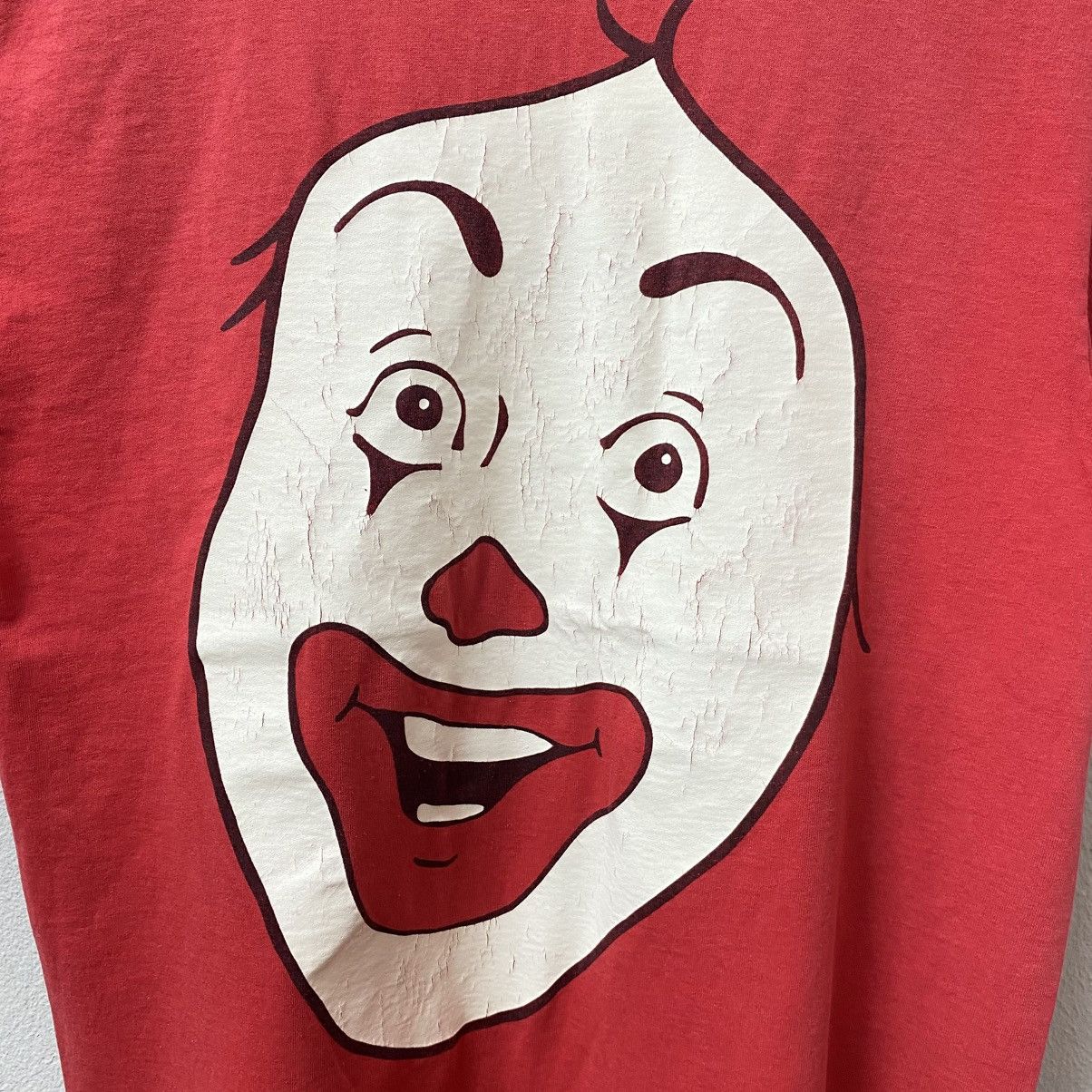 Vintage Vintage 90s ROLAND McDONALD Big Face Graphic Tee Size US M / EU 48-50 / 2 - 2 Thumbnail