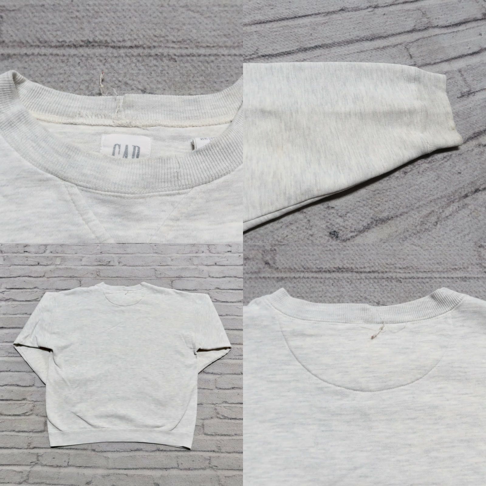 Gap Vintage Gap Sweatshirt V Crew Neck M Heather Mens Size US M / EU 48-50 / 2 - 8 Thumbnail