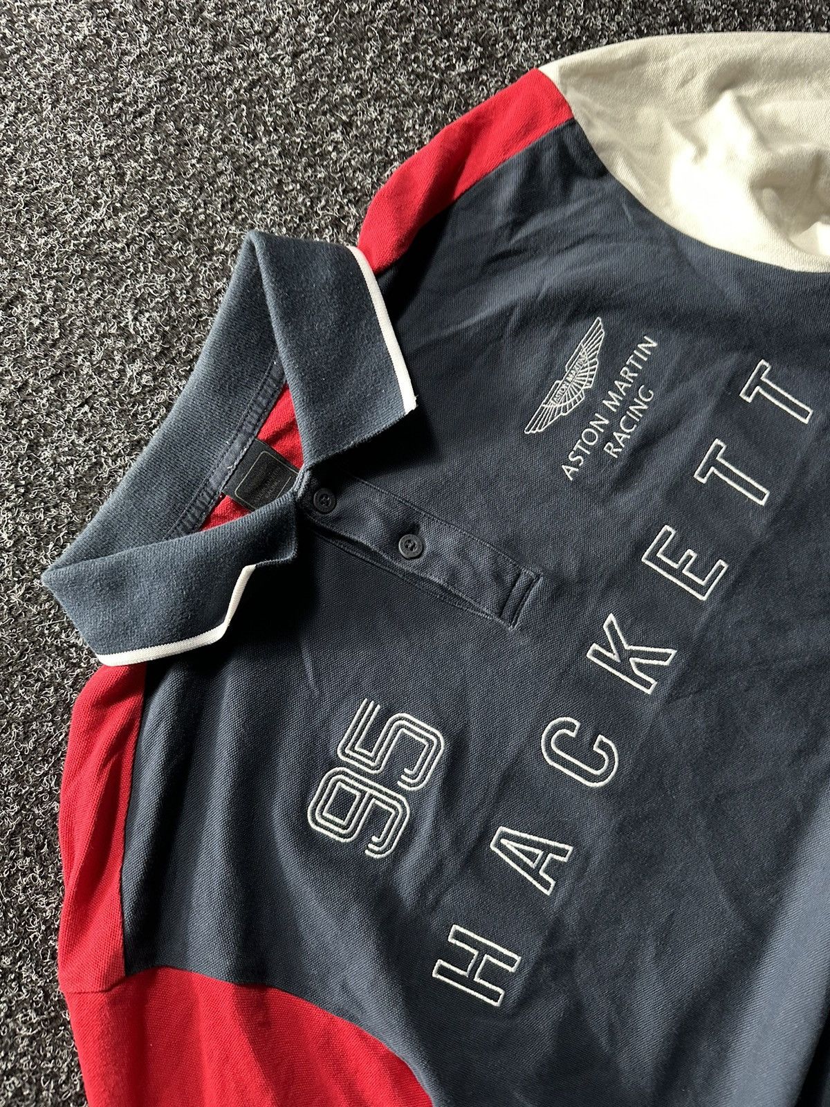 Hackett × Vintage 🚨Vintage Y2K Hackett Aston Martin Racing 95 formula BIG LOGO Size US L / EU 52-54 / 3 - 4 Thumbnail