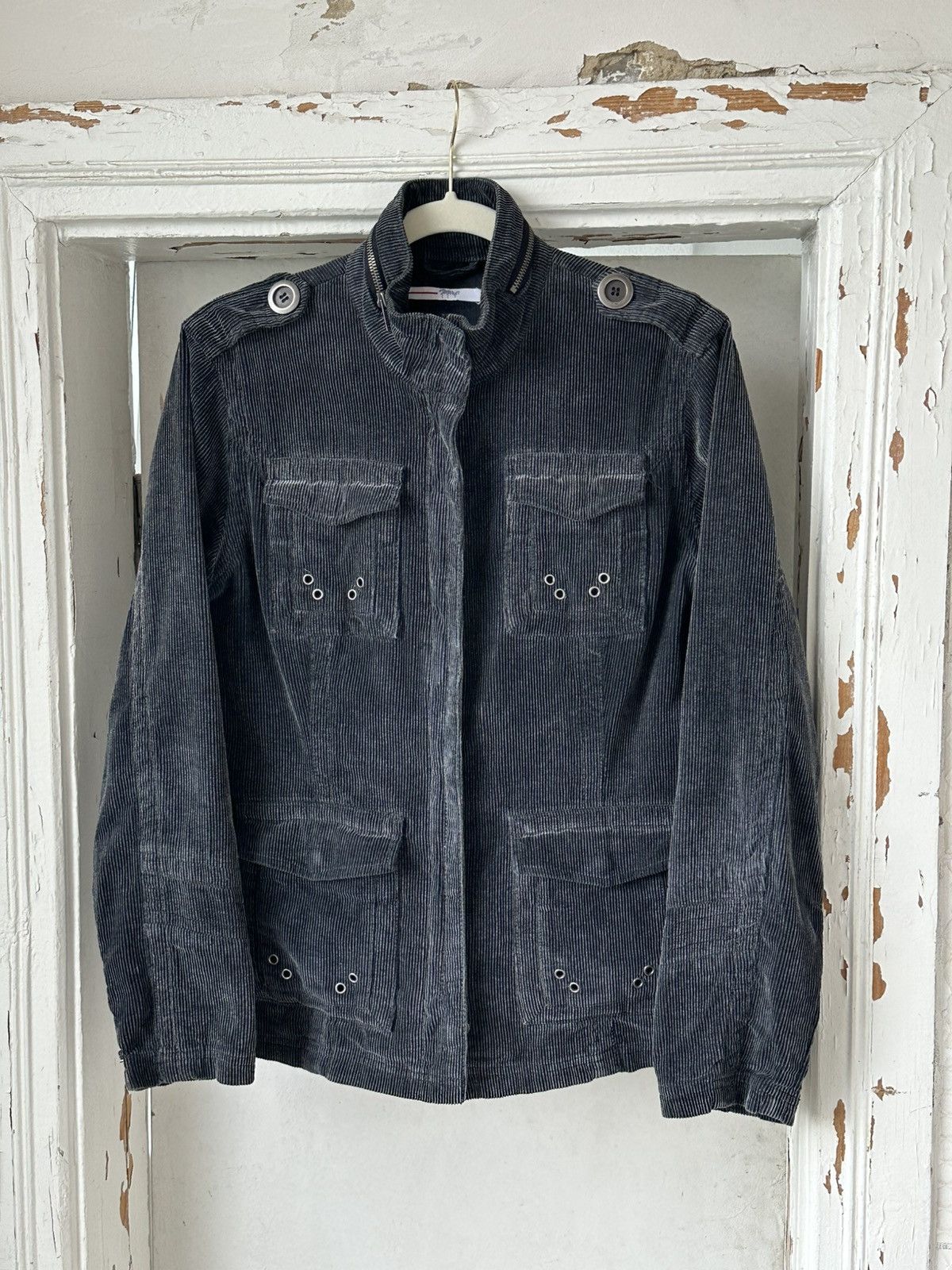 Beauty Beast × Vintage Vintage Corduroy Black Jacket Size L / US 10 / IT 46 - 1 Thumbnail