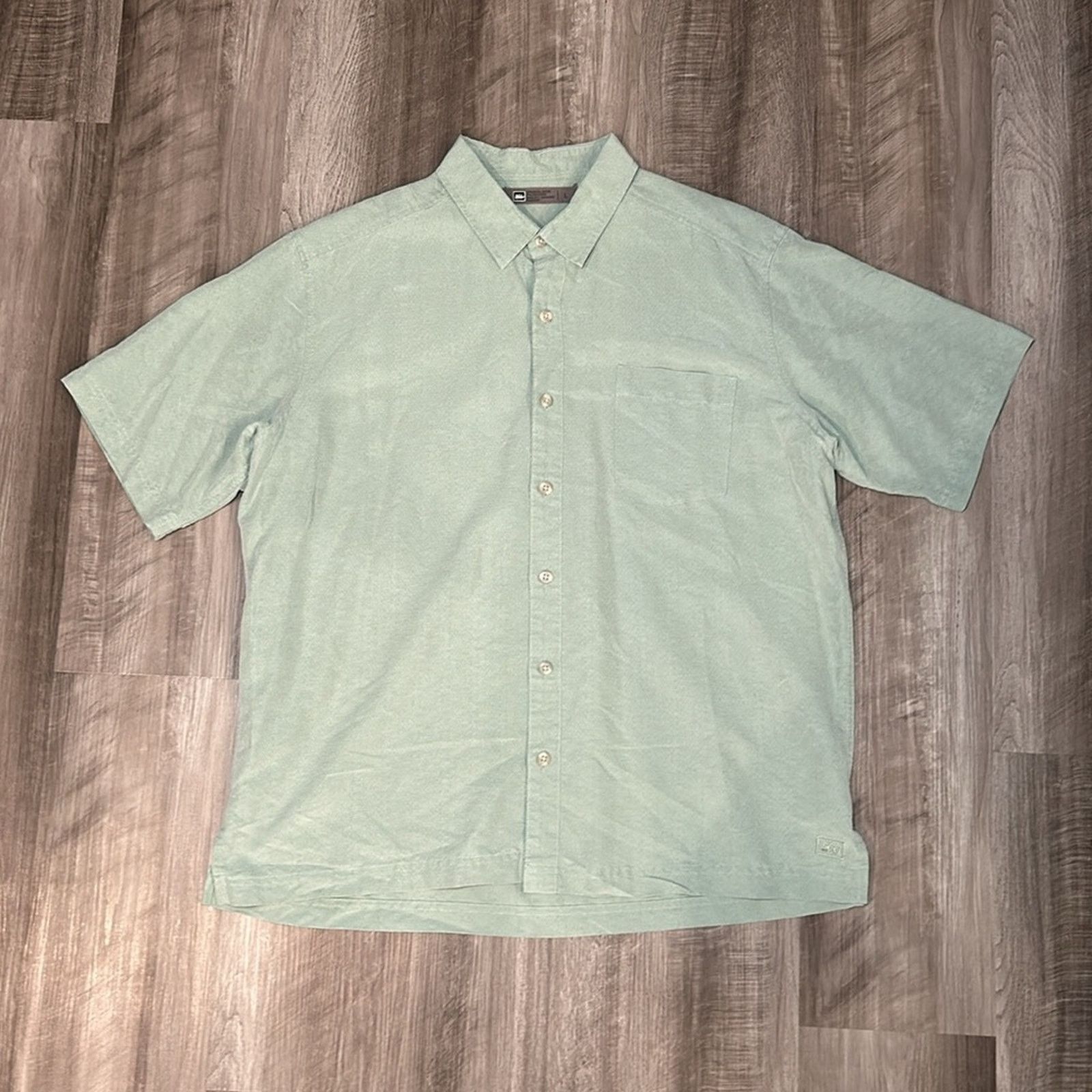 Rei REI Modal Rayon Blend Short Sleeve Button Down - Large Size US L / EU 52-54 / 3 - 2 Thumbnail