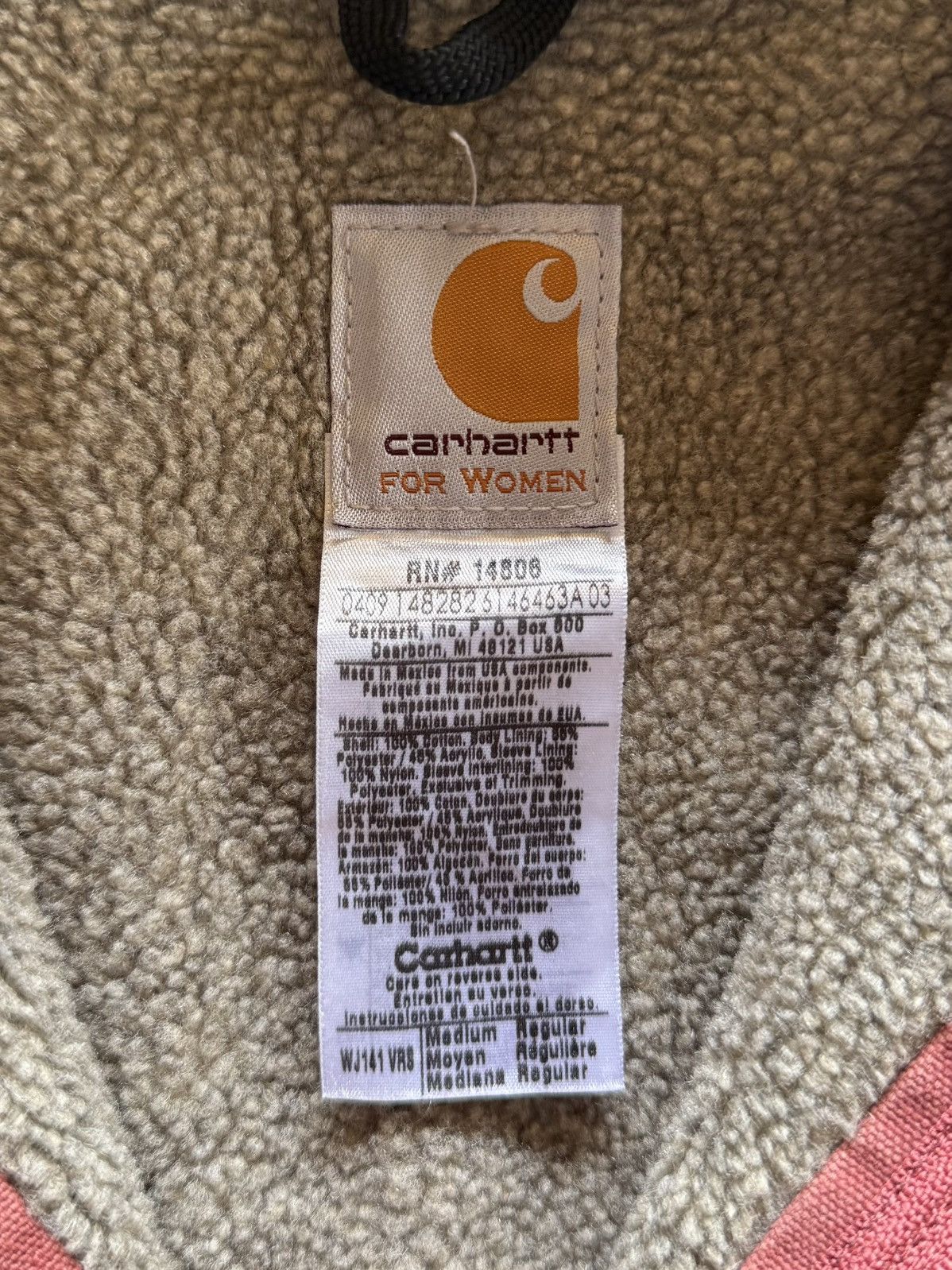 Carhartt Rare WJ141 VRS Carhartt Jacket Size US M / EU 48-50 / 2 - 4 Thumbnail