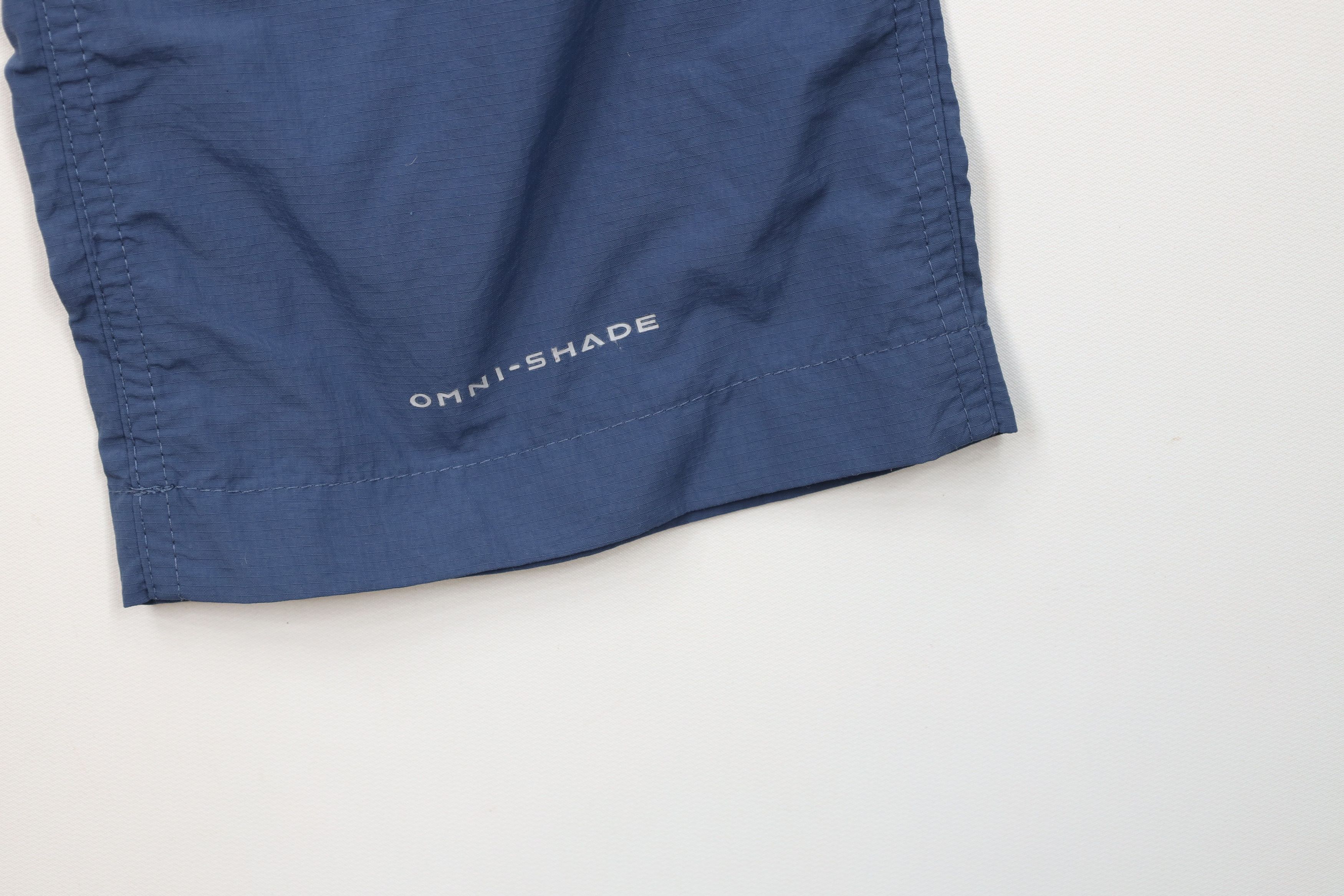 Columbia × Vintage Vintage Y2K Columbia Ripstop Wide Leg Cargo Pants Blue Nylon Size US 34 / EU 50 - 11 Thumbnail