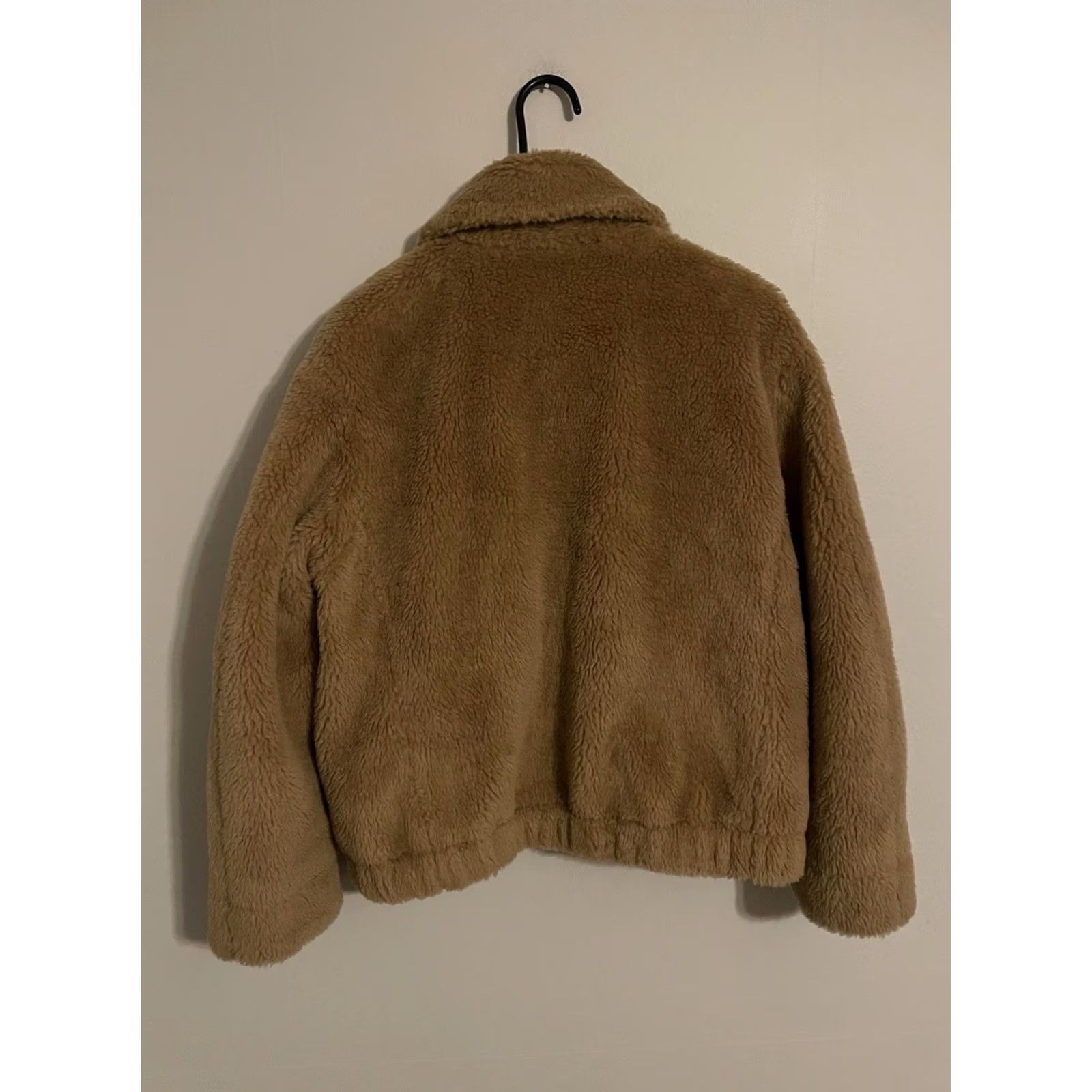 Vince Vince Faux Shearling Bomber Jacket Sandshell Mob Wife Women's Medium New Size M / US 6-8 / IT 42-44 - 3 Thumbnail