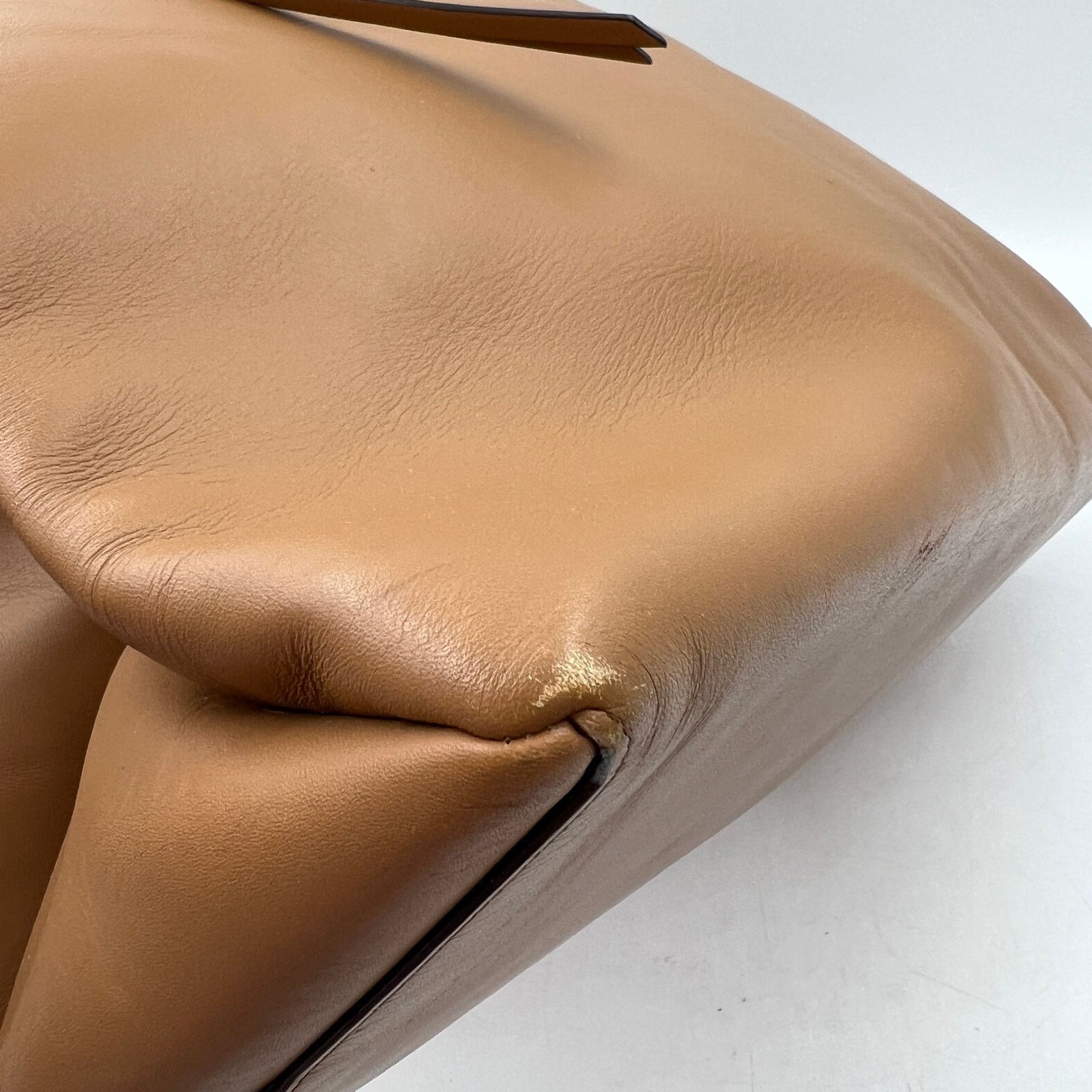 Coach Coach XL Borough Bag Camel Glove Tan Leather Handbag Purse Size ONE SIZE - 14 Thumbnail