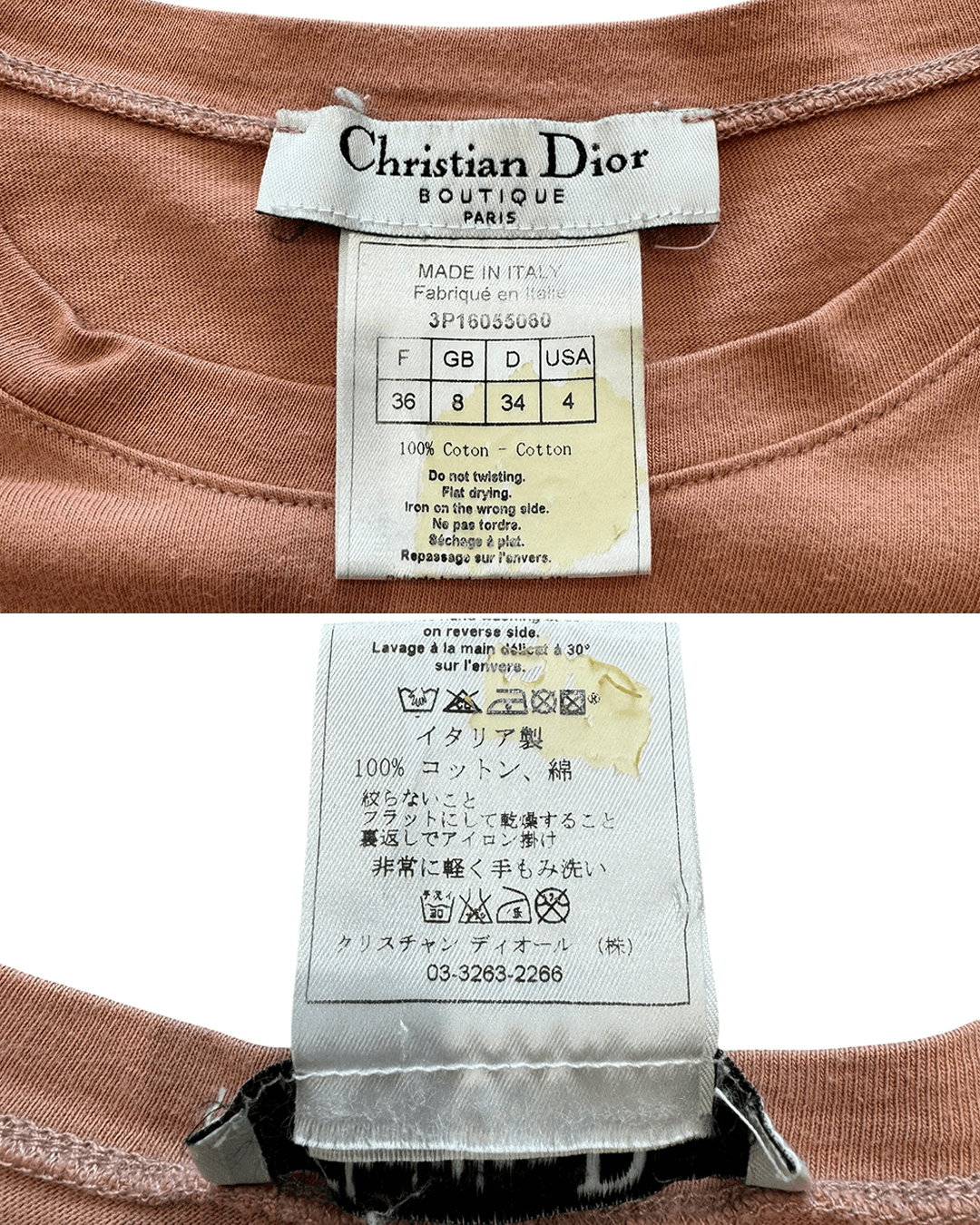 Dior Christian Dior by Galliano SS03 Sleeves Tie Detail T-shirt Size XS / US 0-2 / IT 36-38 - 10 Thumbnail