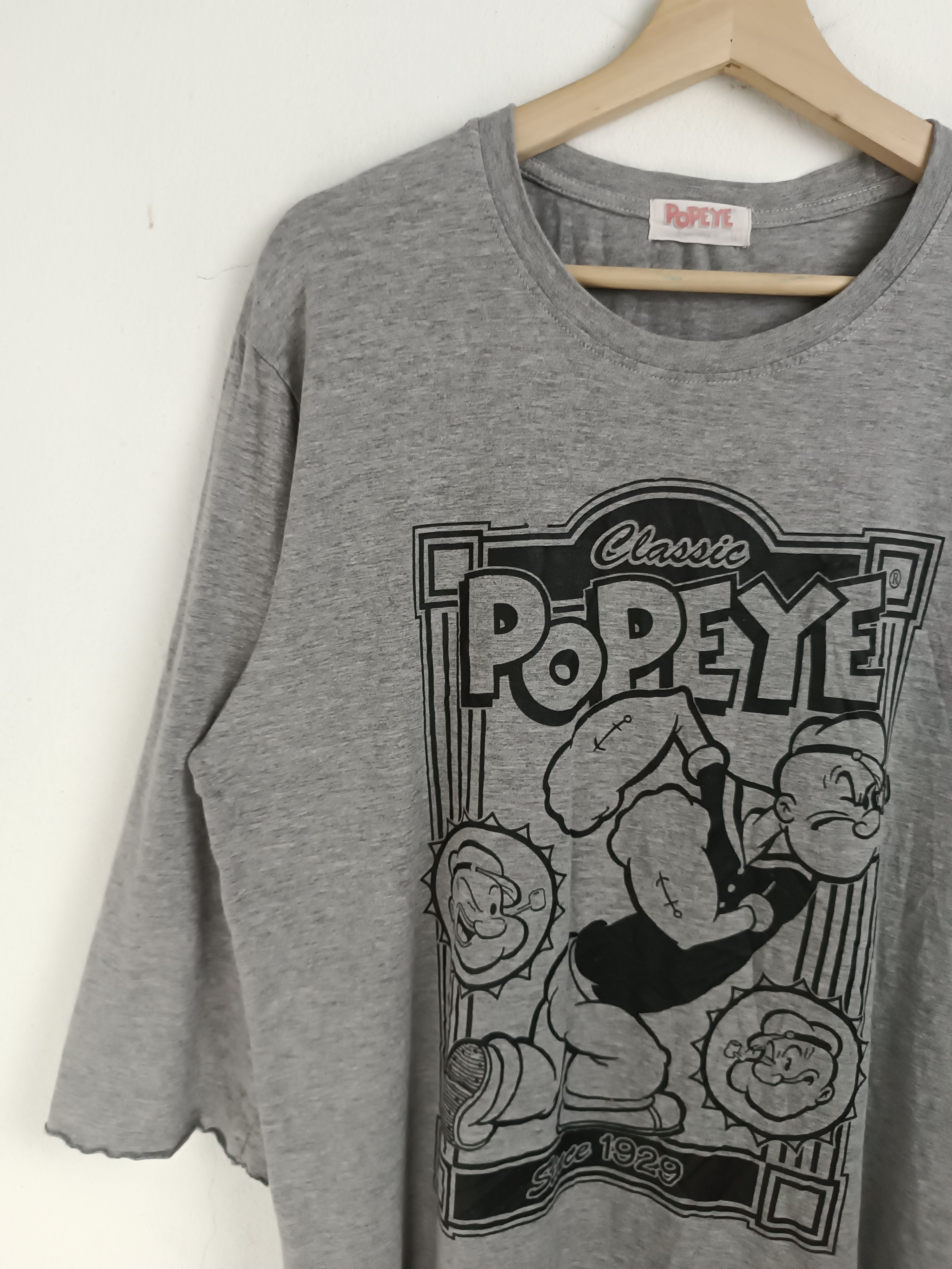 Cartoon Network VINTAGE POPEYE THE SAILOR MAN 3Q CUT TEE Size US L / EU 52-54 / 3 - 5 Thumbnail