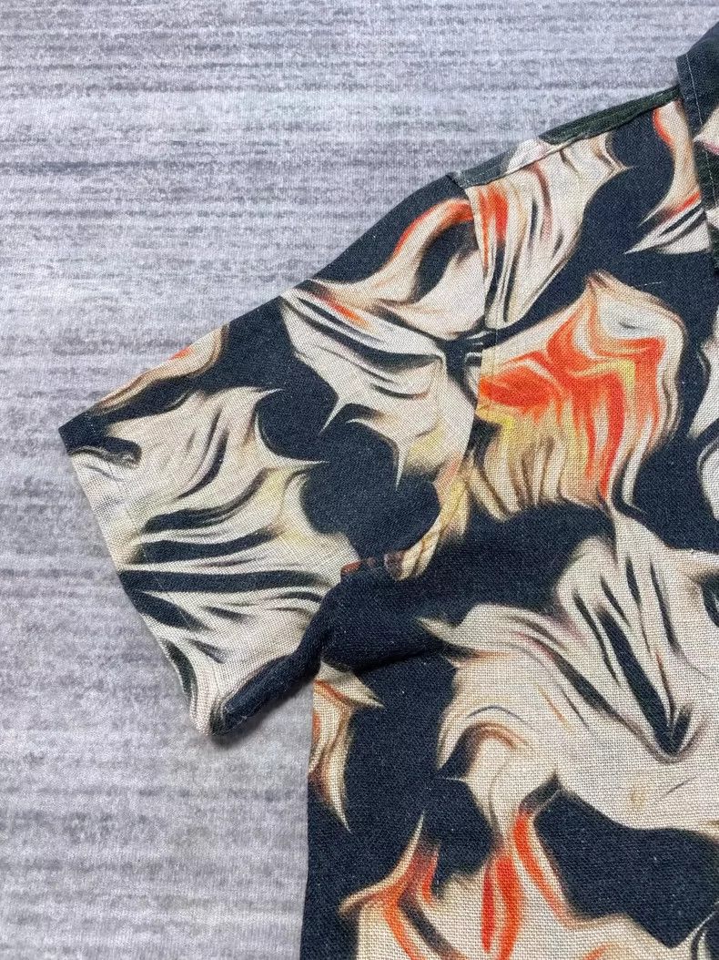 Our Legacy our legacy Thorn Flame Short Sleeve Shirt Floral Hawaiian S Size US S / EU 44-46 / 1 - 5 Thumbnail