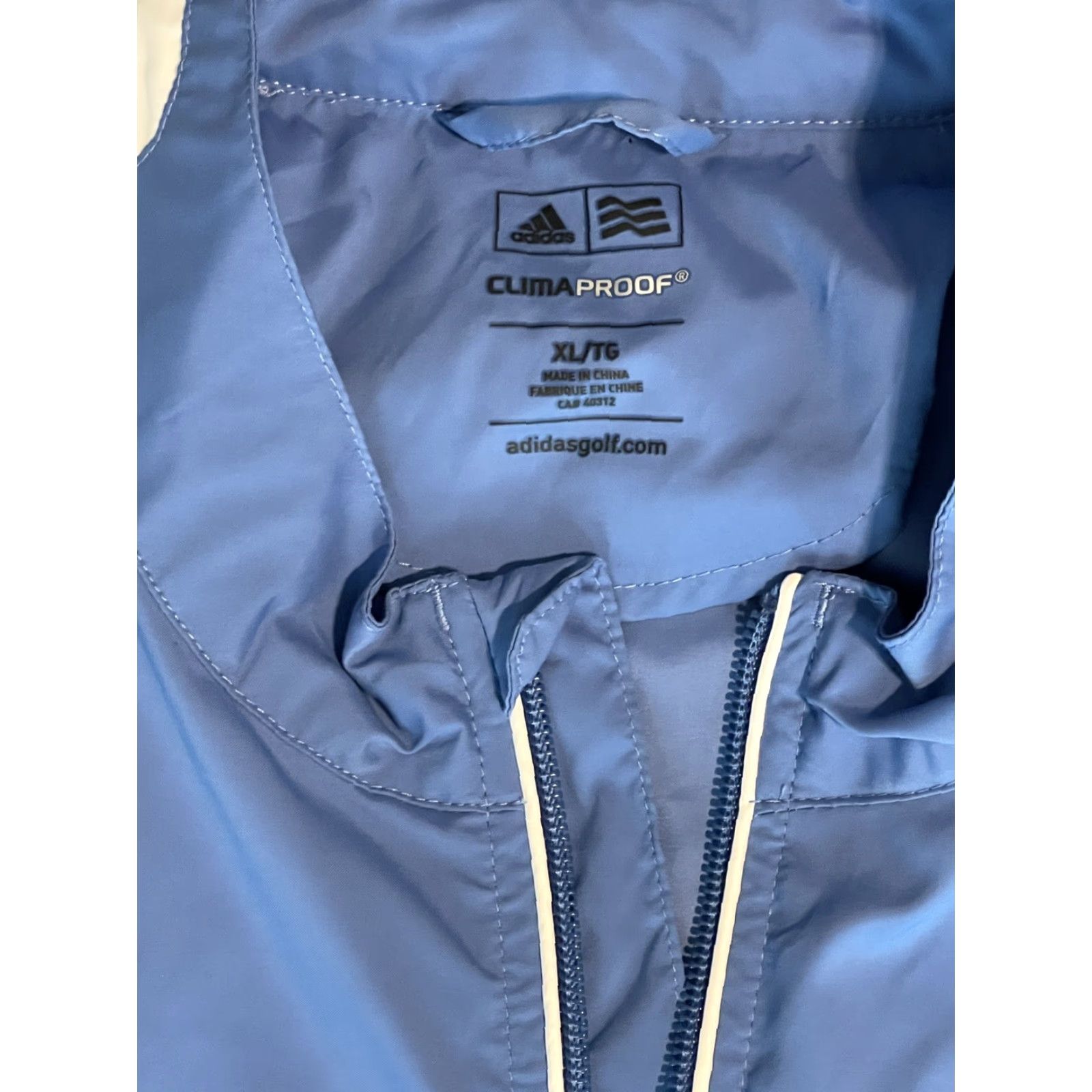 Adidas Adidas Pullover Windbreaker Climaproof 1/4 Zip Golf Jacket XL Men Blue Short Sleeve Softshell Size US XL / EU 56 / 4 - 4 Thumbnail