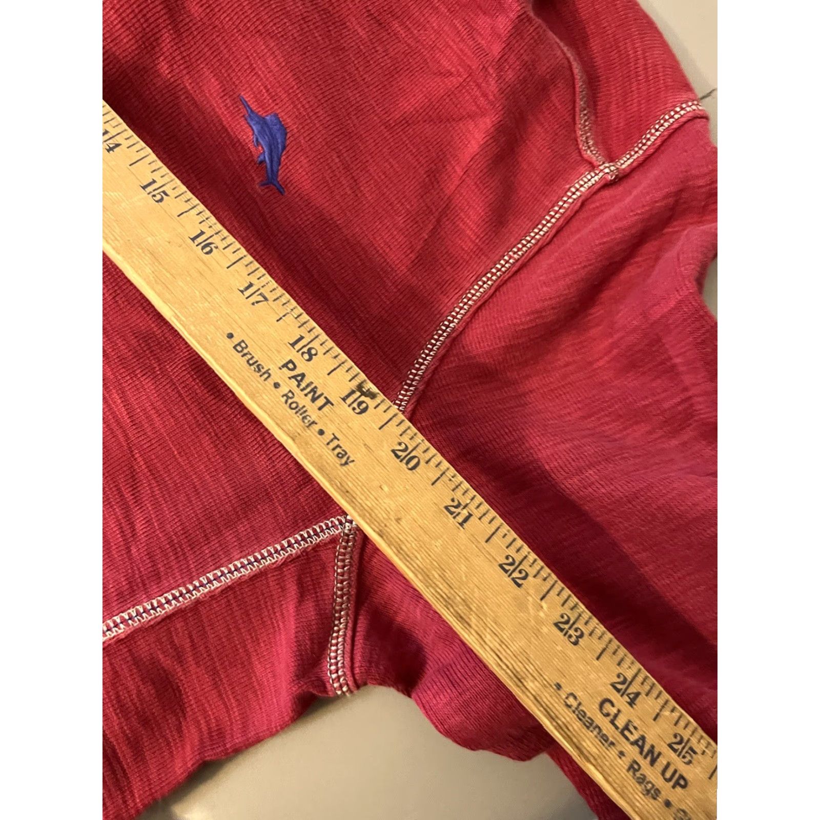 Tommy Bahama Tommy Bahama Sweater Men M 1/4 Zip Pullover Long Sleeve Red Cotton Blend Knit Logo Vintage: No, Solid, Classic American Modern Theme Size US M / EU 48-50 / 2 - 6 Thumbnail