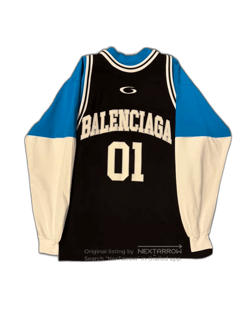 Balenciaga Balenciaga Basketball Series Long Sleeve Tee. Size US M / EU 48-50 / 2 - 1 Thumbnail