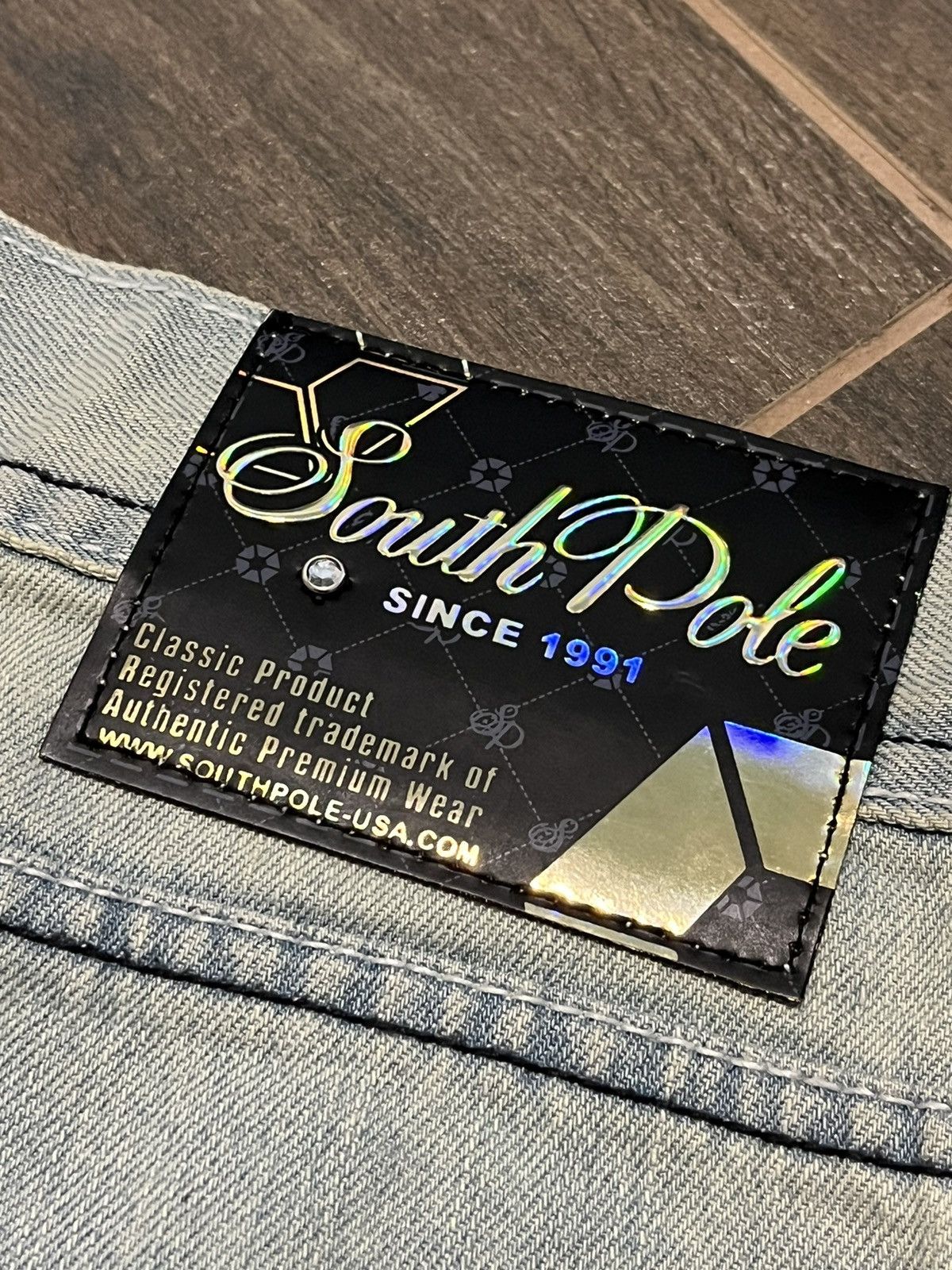 Affliction Rare Crazy Southpole Y2K Jeans Baggy Rap Skate Size US 36 / EU 52 - 11 Thumbnail