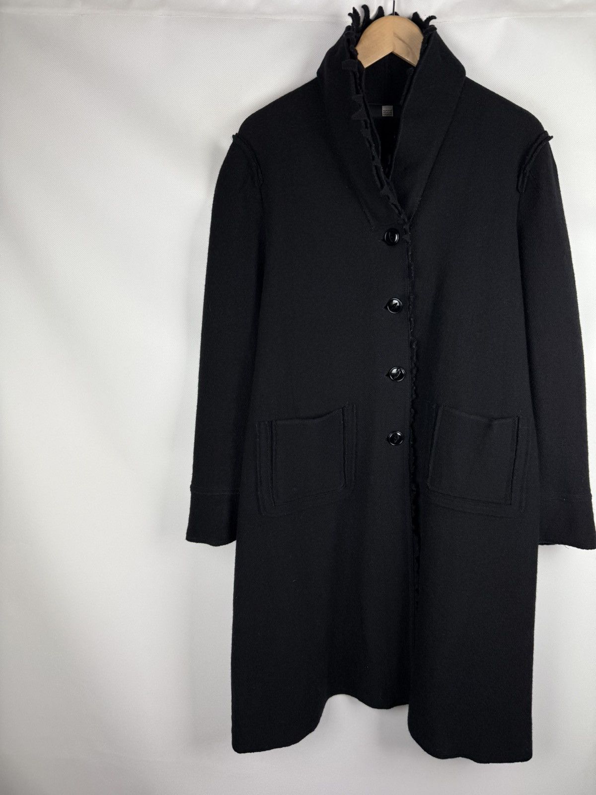 Marithe + Francois Girbaud Girbaud Cravatatakiller Avant-garde Wool Coat Jacket Size M / US 6-8 / IT 42-44 - 2 Thumbnail