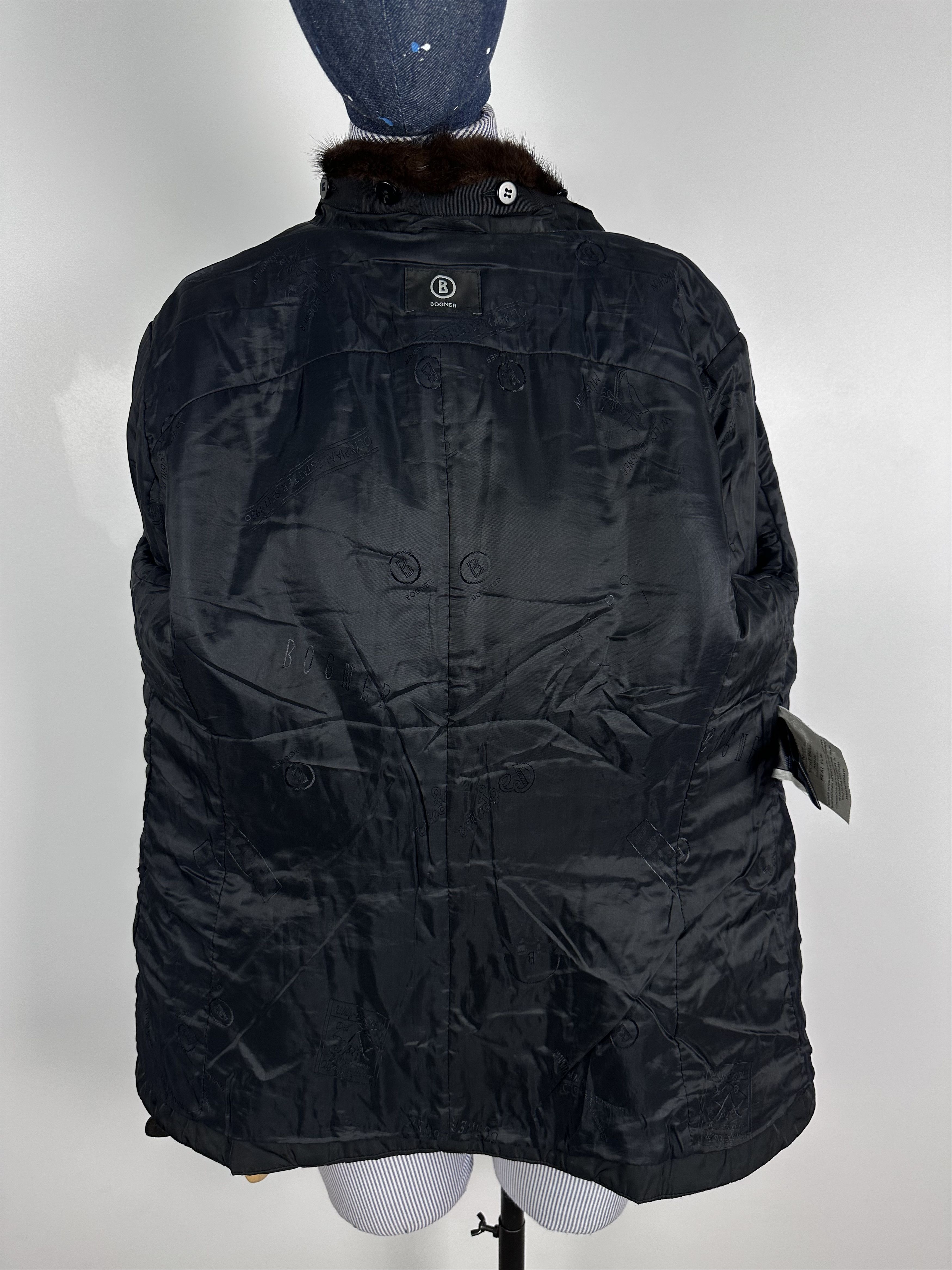 Bogner Bogner Womens Winter Jacket Coat Fur Black Jese L Size L / US 10 / IT 46 - 10 Thumbnail