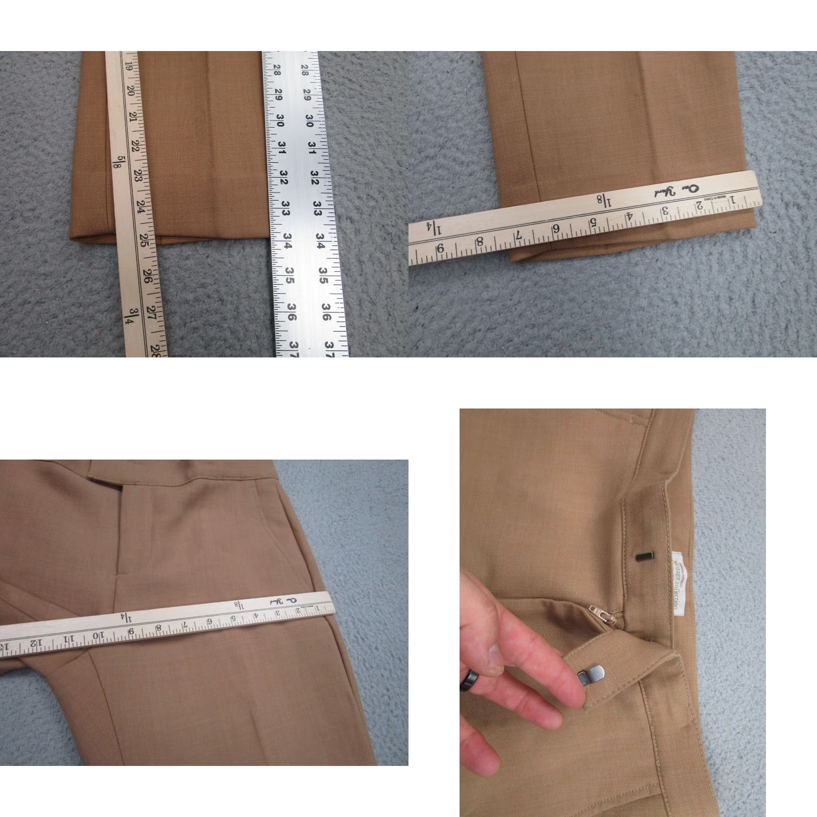 Banana Republic Banana Republic Heritage Dress Pants Womens Camel Brown 30x25 Cargo size 6 Short** Size 28" / US 6 / IT 42 - 8 Thumbnail