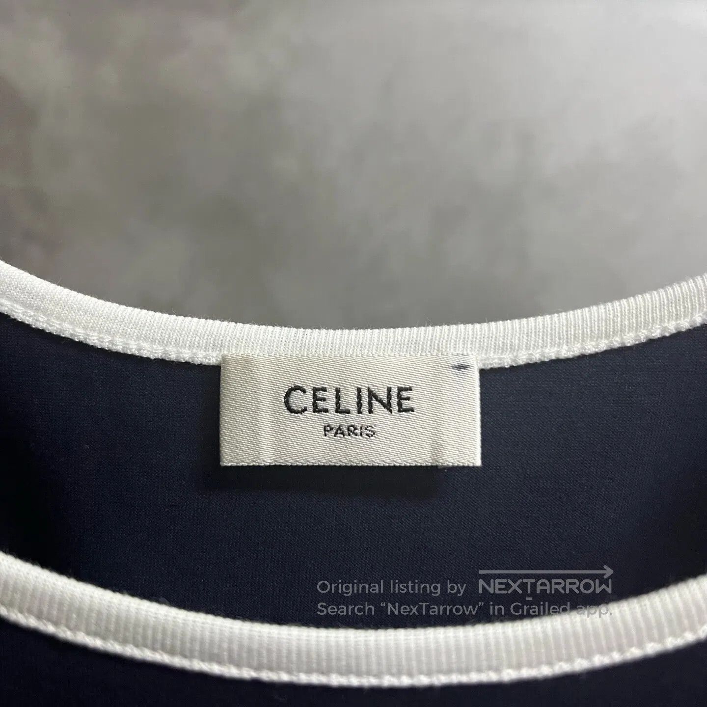 Celine CELINE Colorful logo letter print round-neck strap top| Size S / US 4 / IT 40 - 2 Thumbnail
