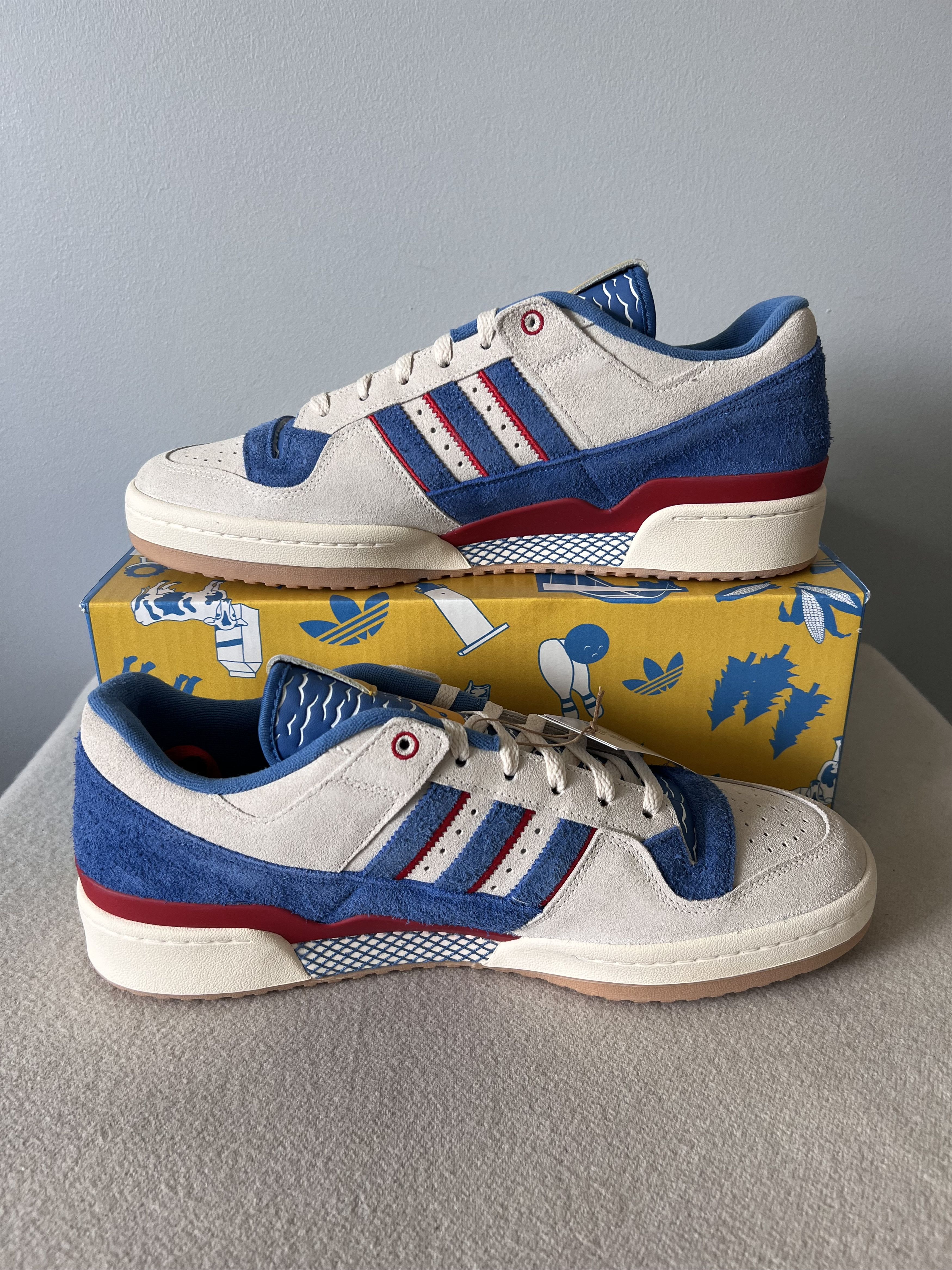 Adidas Adidas Clicks Kicks Fourm Low 414 Day in White Size US 14 / EU 47 - 3 Thumbnail