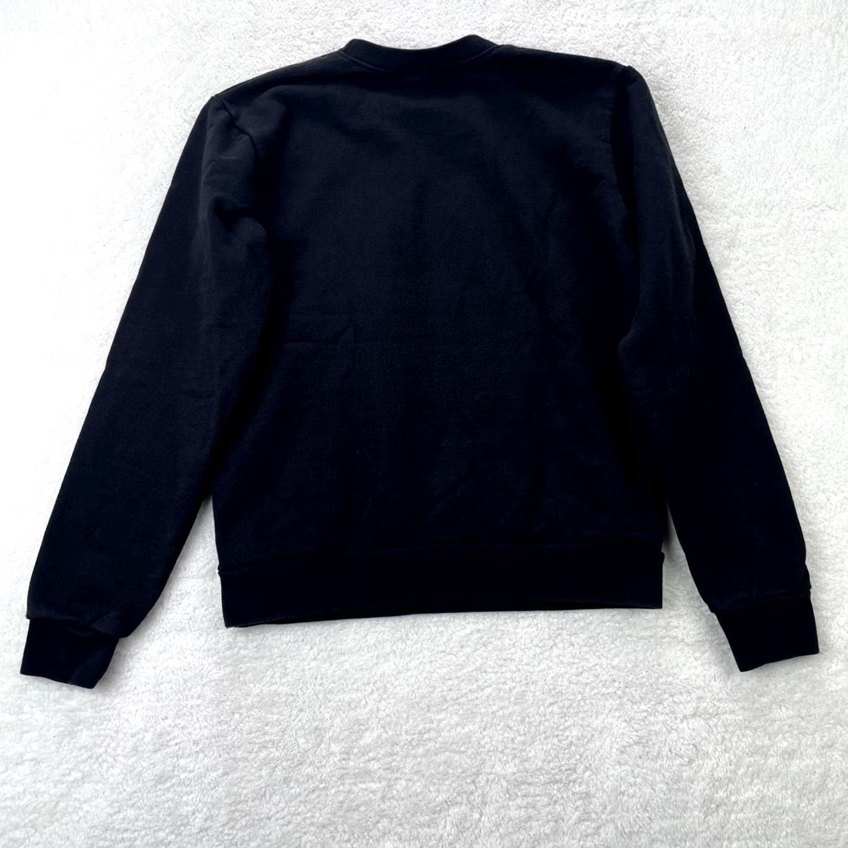 Vintage APC Sweatshirt Mens XS Pullover Crew Neck Logo Black Solid USA Size US XS / EU 42 / 0 - 4 Thumbnail