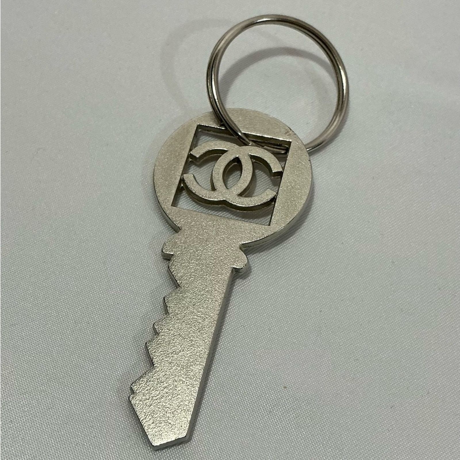 Chanel Rare Authentic Chanel Key Silver Keychain with Box Size ONE SIZE - 5 Thumbnail